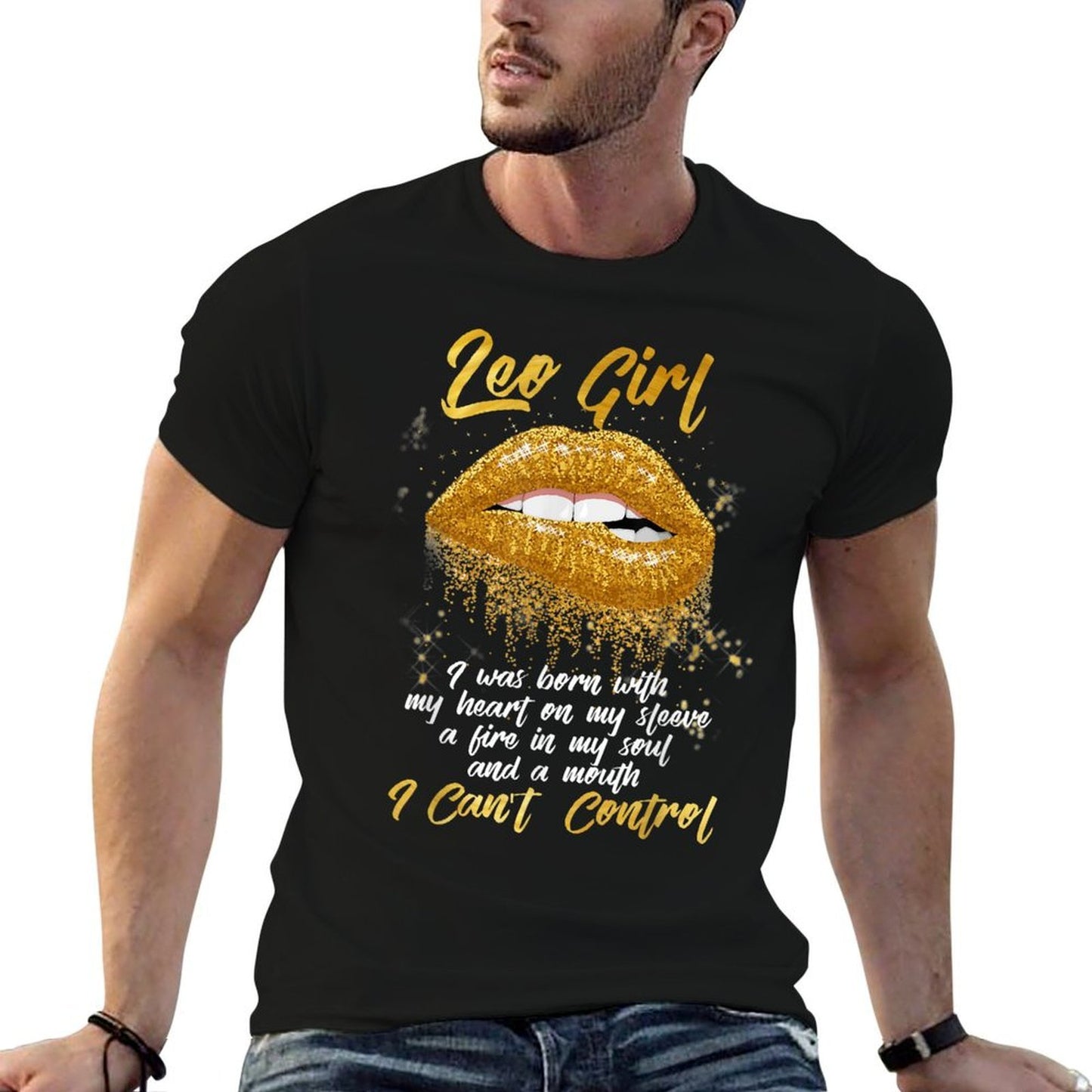 Im A Leo Girl Funny Birthday for Women Stretchy T-Shirt