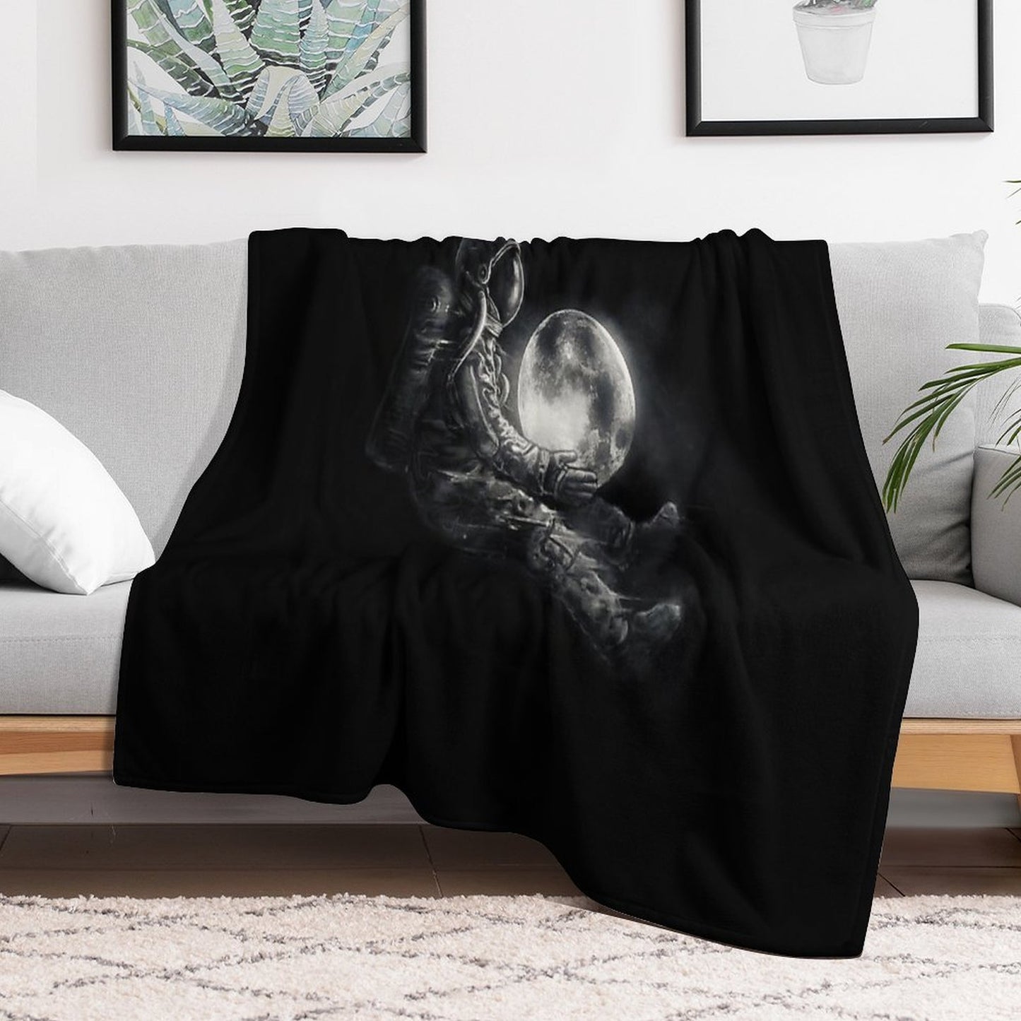Moon Play Gift-ready Throw Blanket