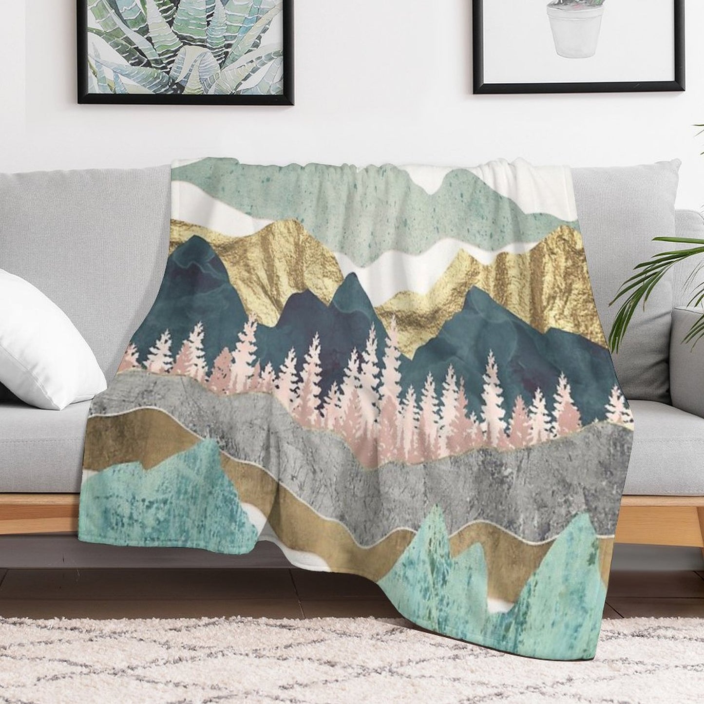 Summer Vista Eco-conscious Throw Blanket