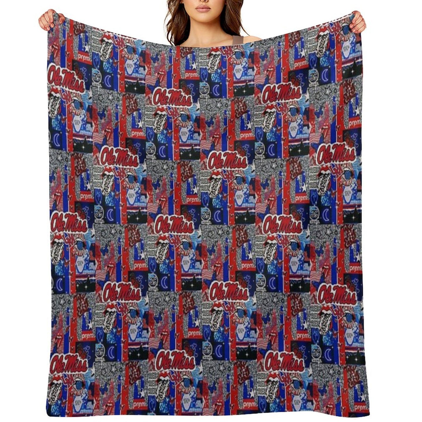 Wallaper Anti-pilling Throw Blanket