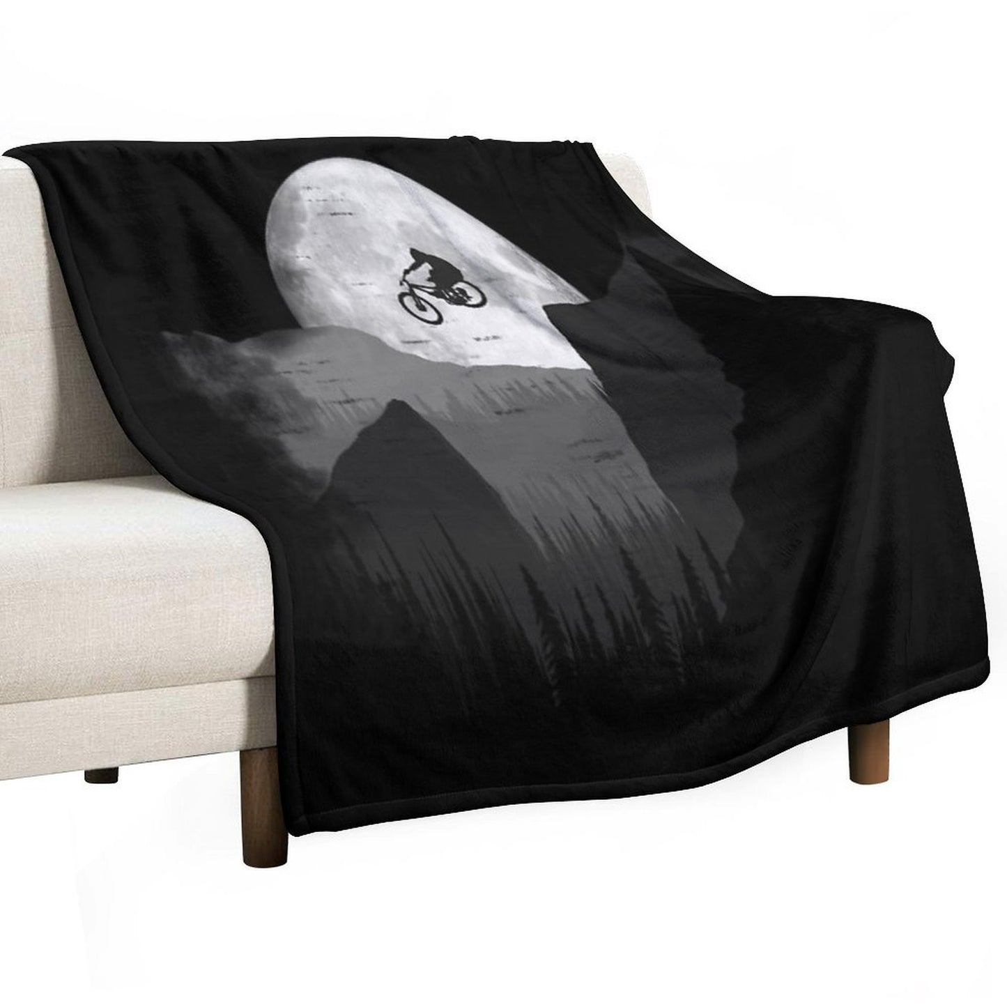 MTB Moon Jump Premium Throw Blanket