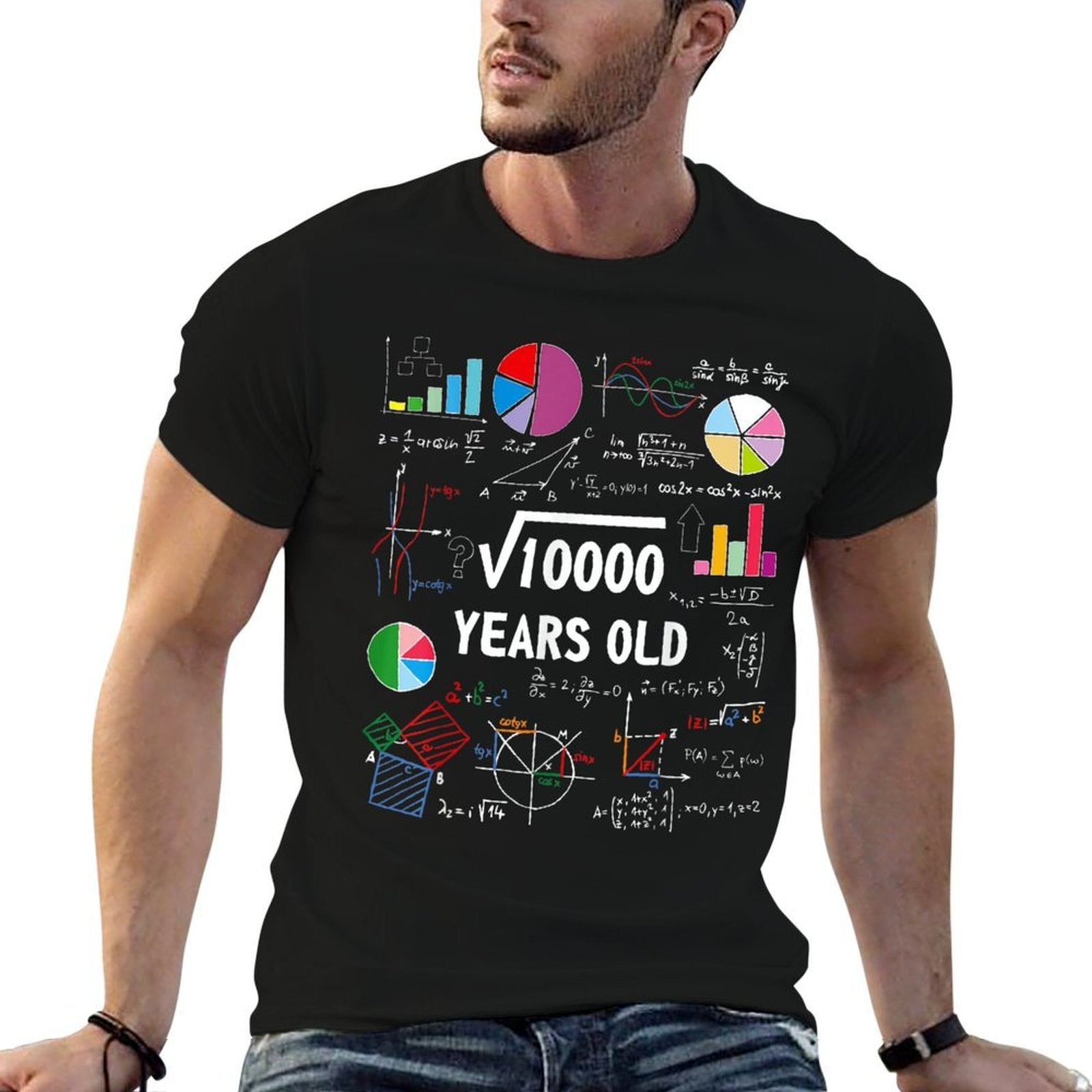100 Year Old Grandma Square Root Of 10000 Fun 100th Birthday  Lightweight T-Shirt