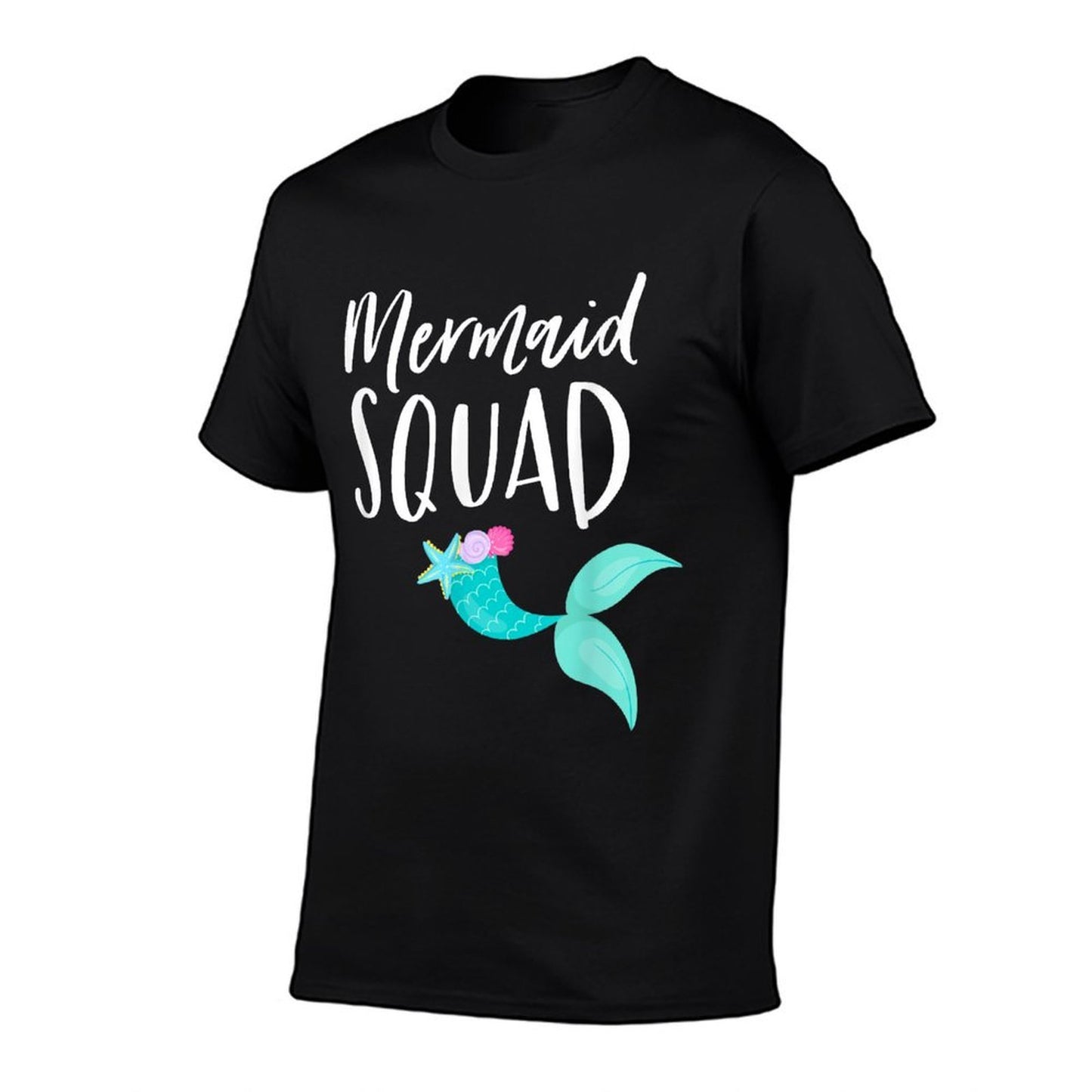 Mermaid Squad Birthday Squad for Party Mom Mama Girl Graphic-printed T-Shirt