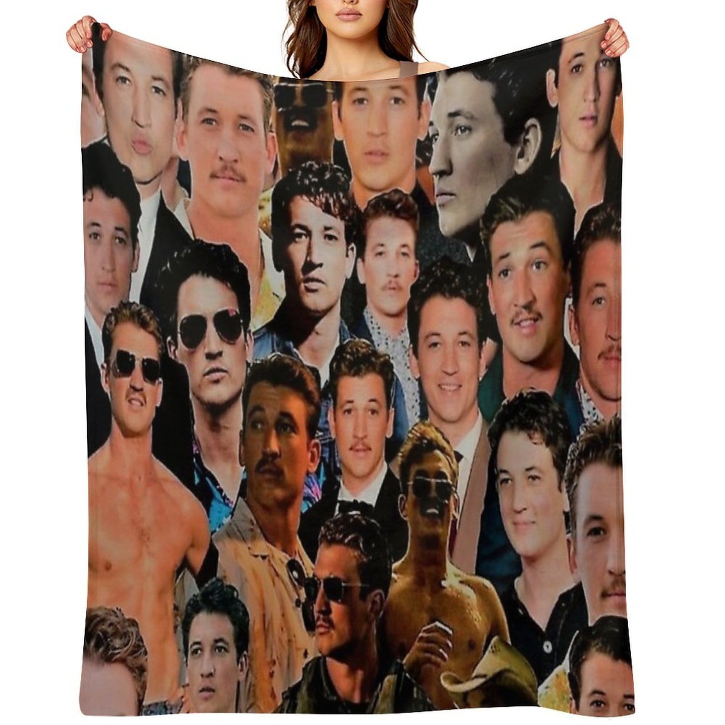 Miles Aesthetic College Versatility Throw Blanket
