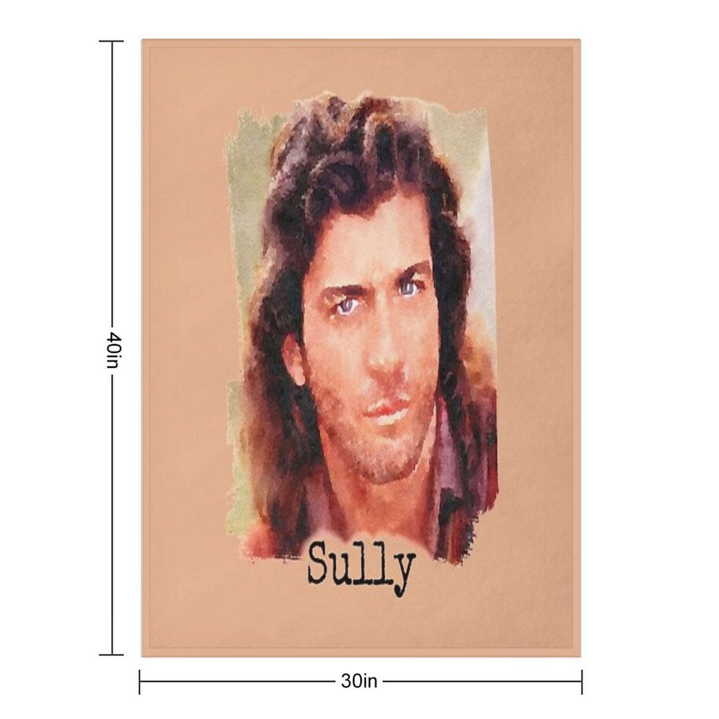 Sully, Dr. Quinn, Medicine Woman Eco-conscious Throw Blanket