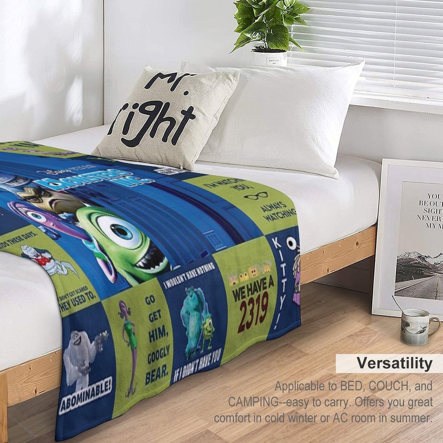 Vegetarian Compact Throw Blanket