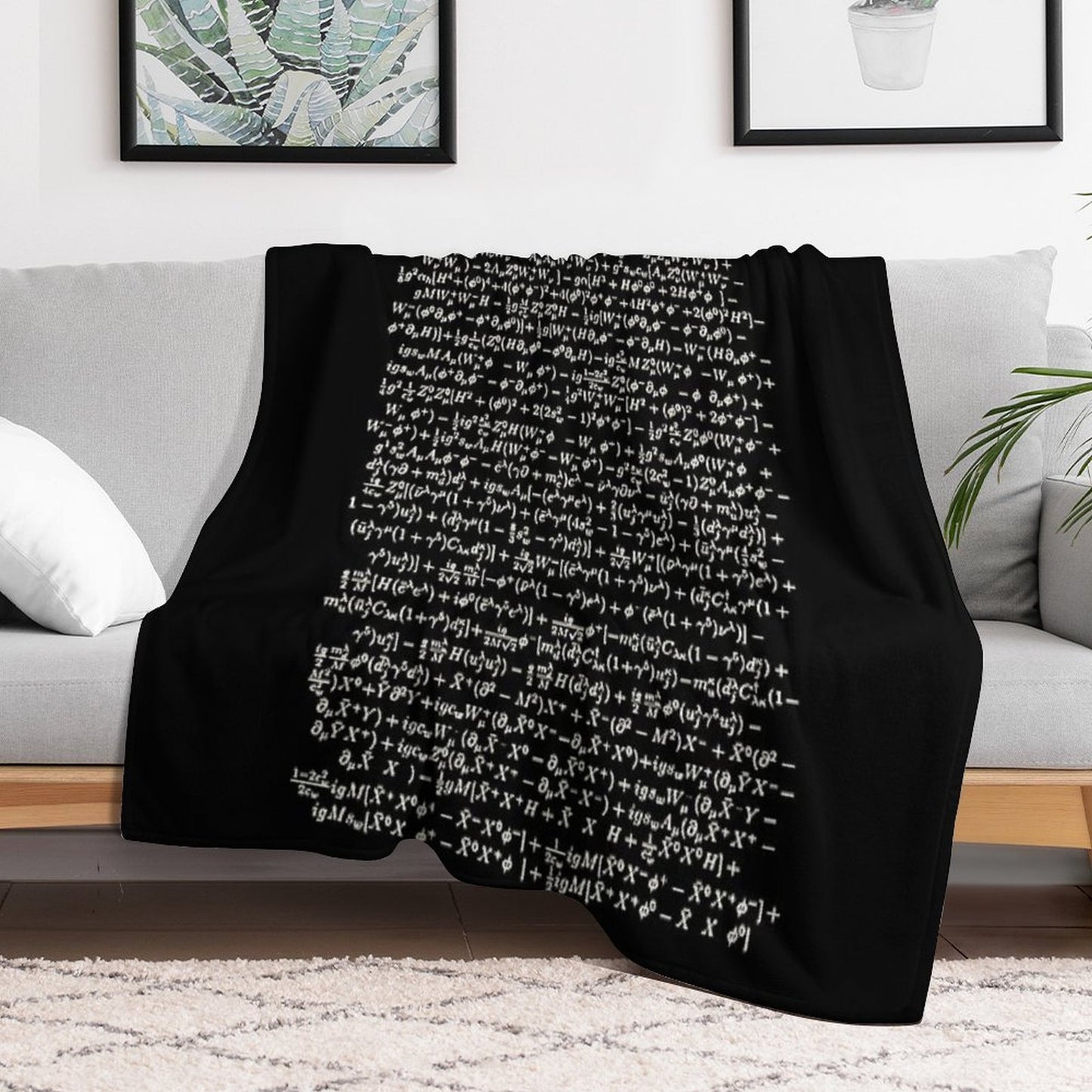 The Standard Model - A Love Poem Machine-washable Throw Blanket