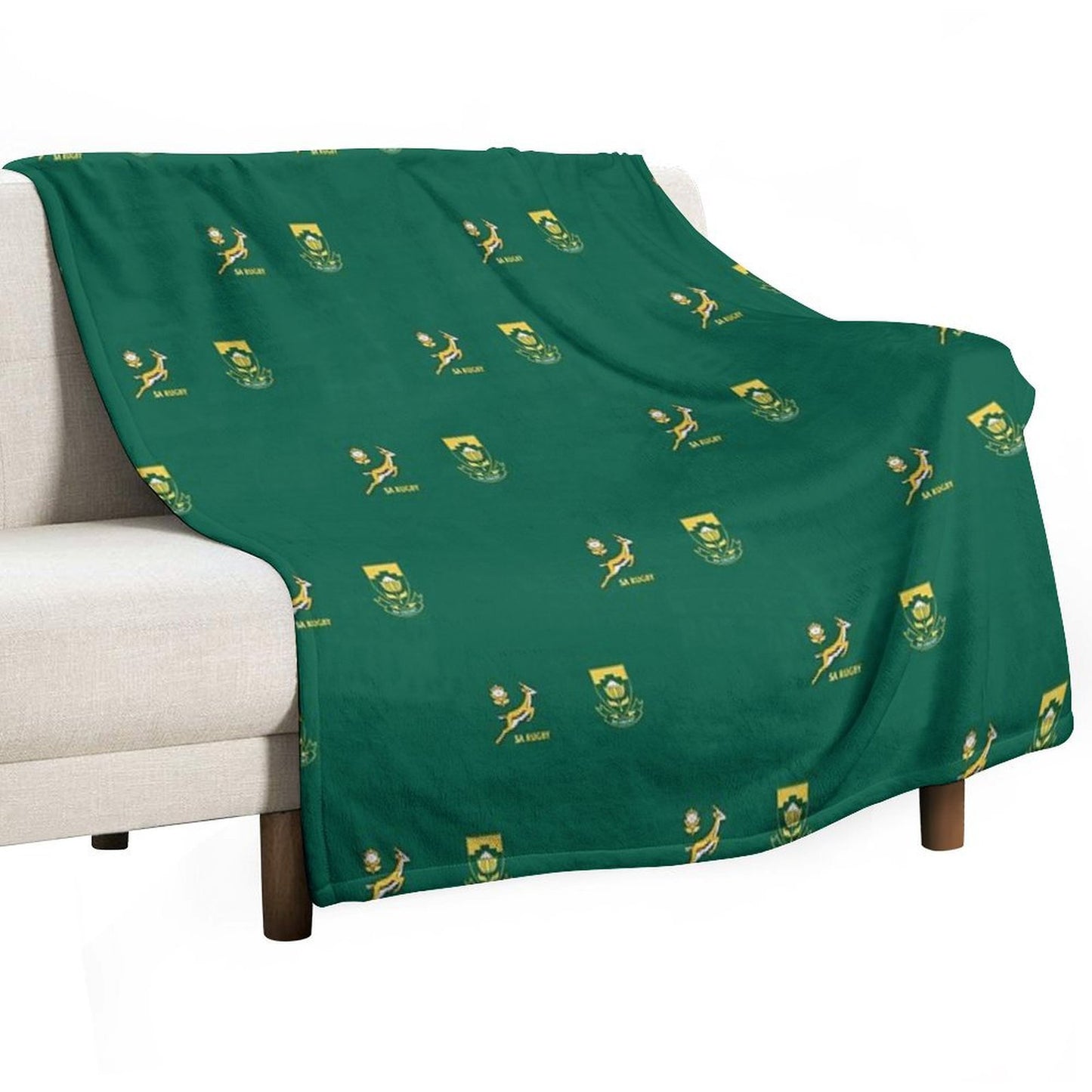 SOUTH AFRICAN CRICKET -FANS Eco-conscious Throw Blanket