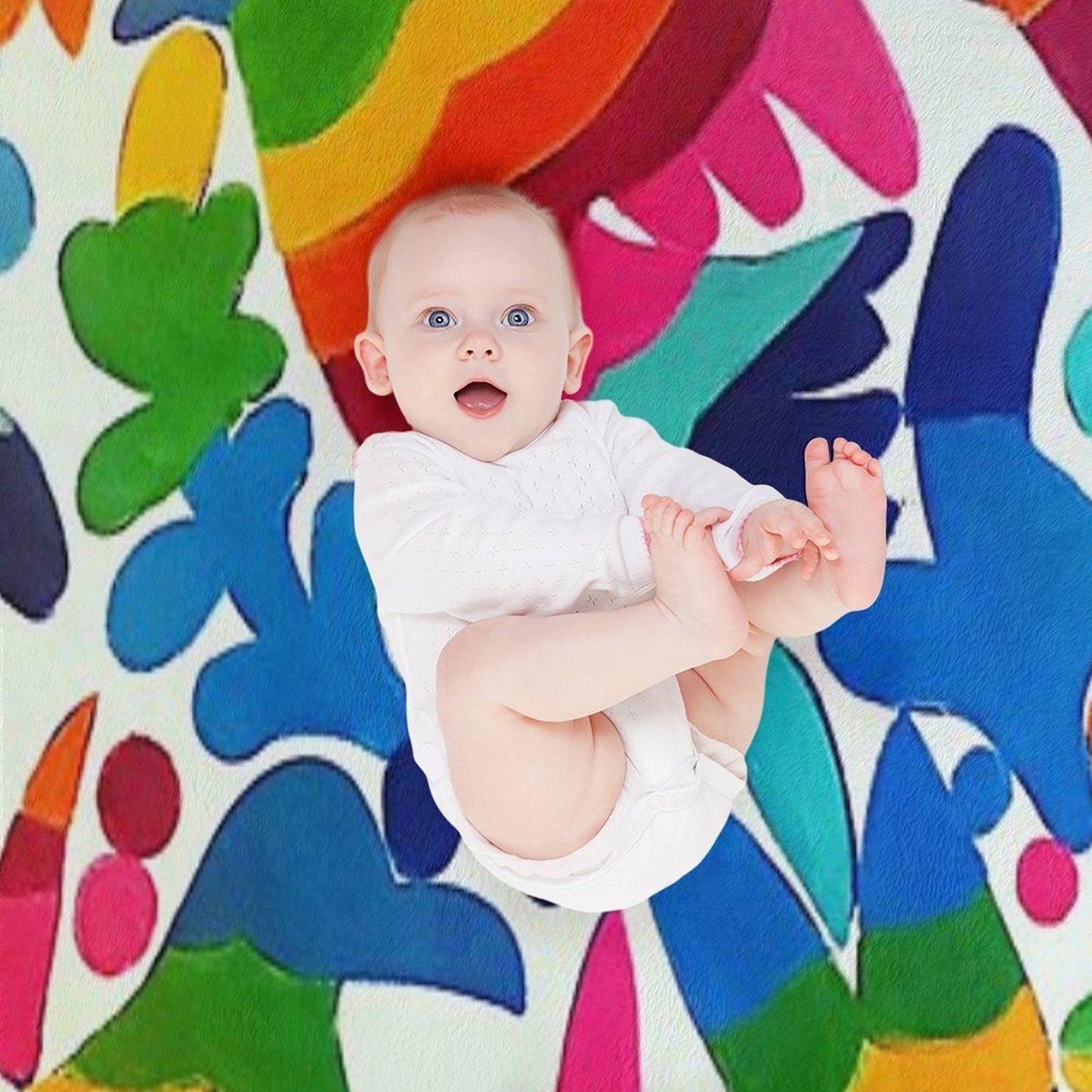 Mexican Otomi Colors Durable Throw Blanket