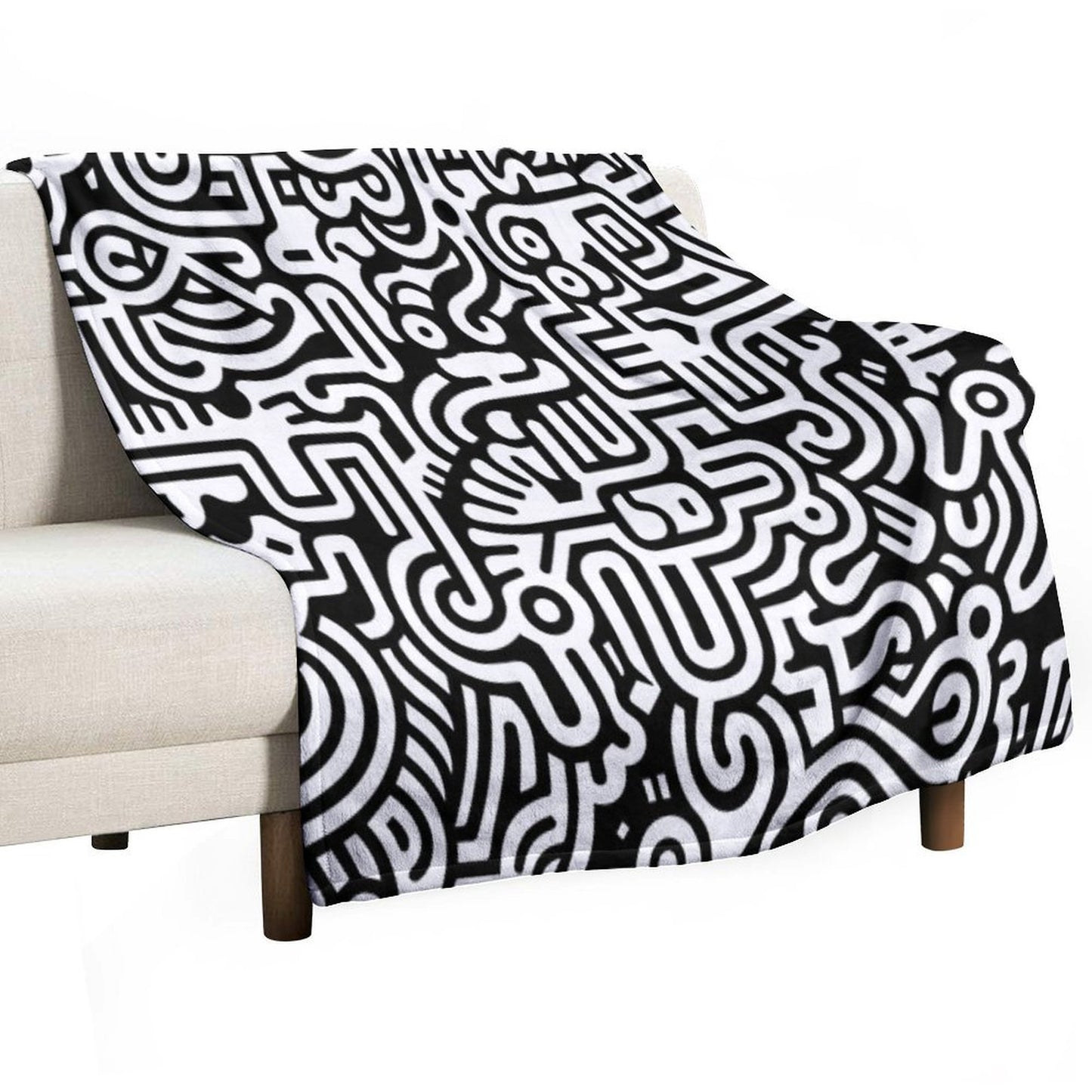 Pop Art Abstract Multi-functional Throw Blanket
