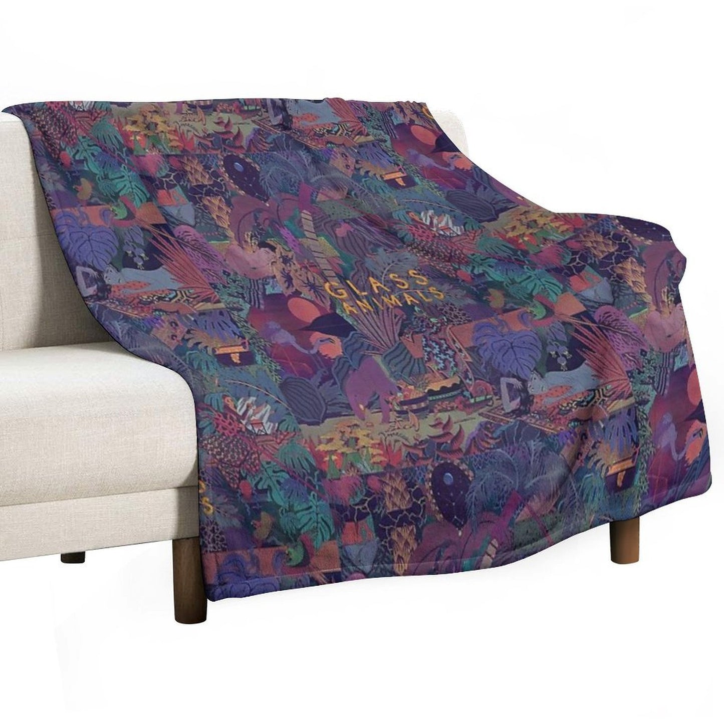 Glass Animals Zaba Eco-conscious Throw Blanket