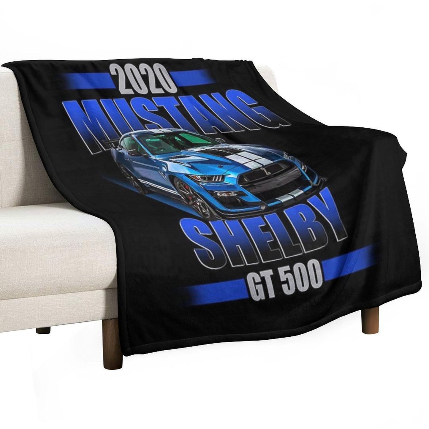 2020 Shelby GT 500 Velvety-soft Throw Blanket