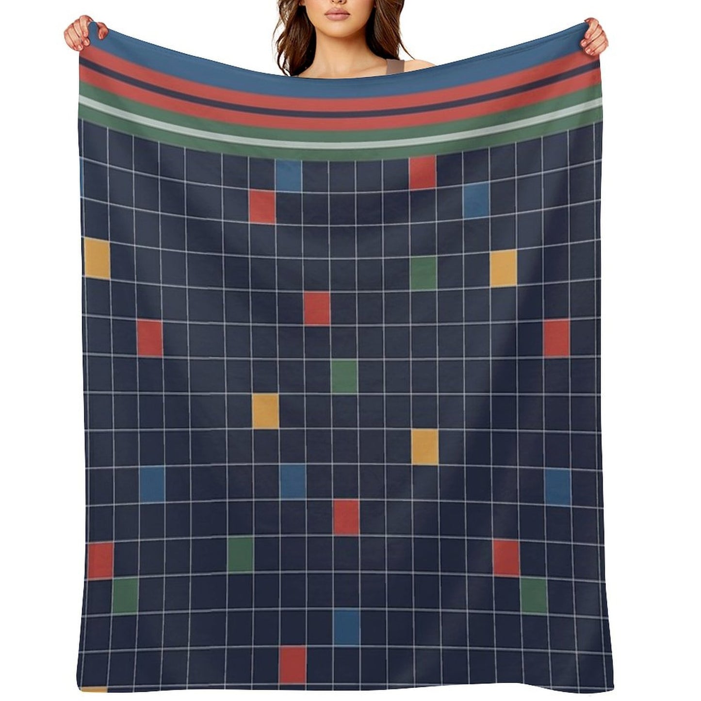 Classic 80s-Style Bedding Versatility Throw Blanket