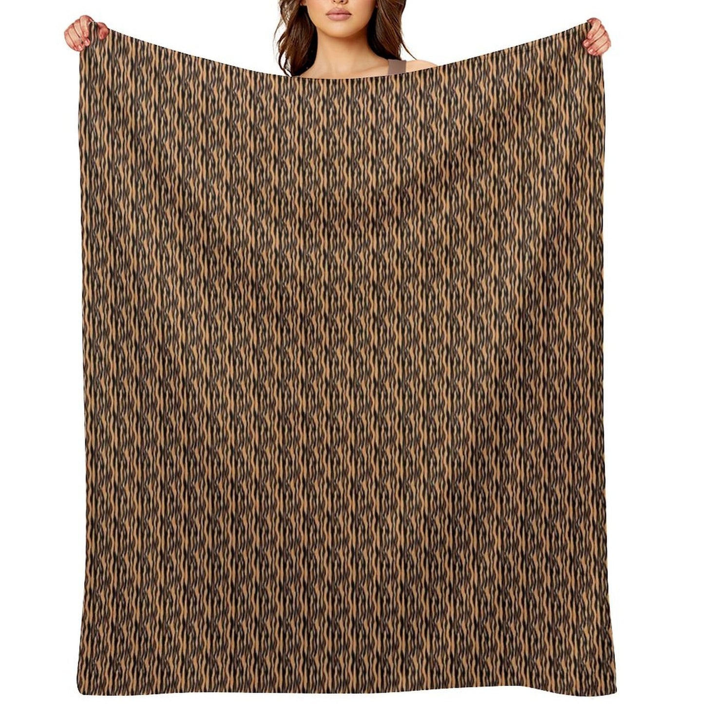Tiger Animal Print Comfort Throw Blanket