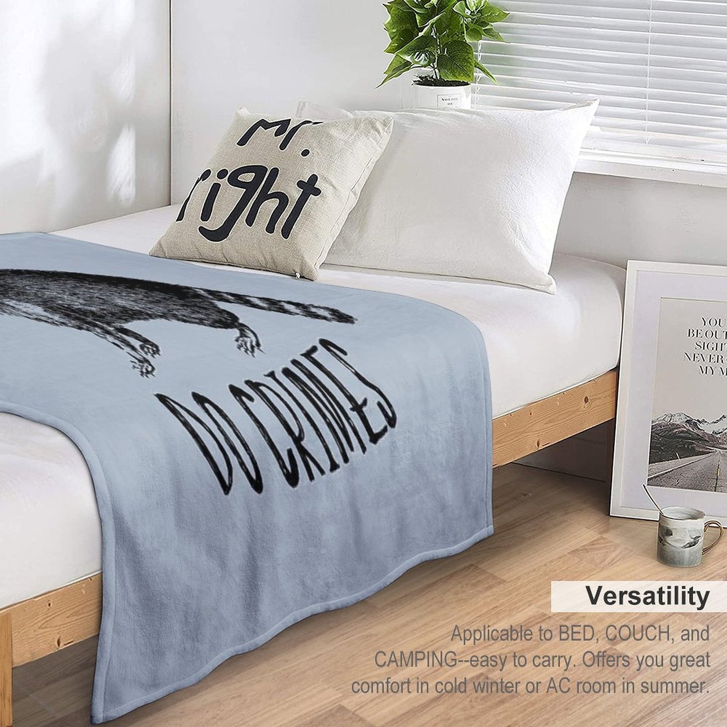 Be Gay, Do Crimes Shrink-resistant Throw Blanket