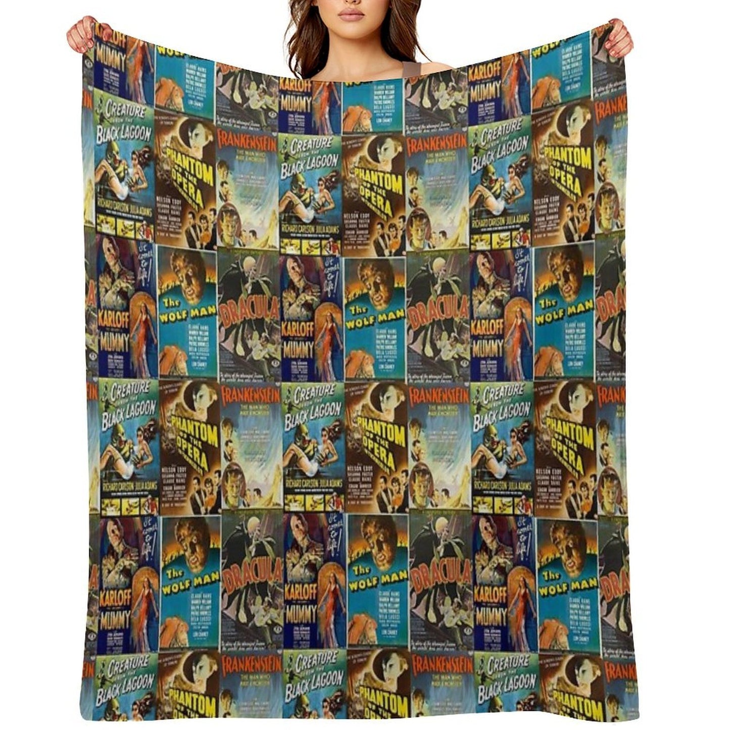 Universal Monsters Compact Throw Blanket
