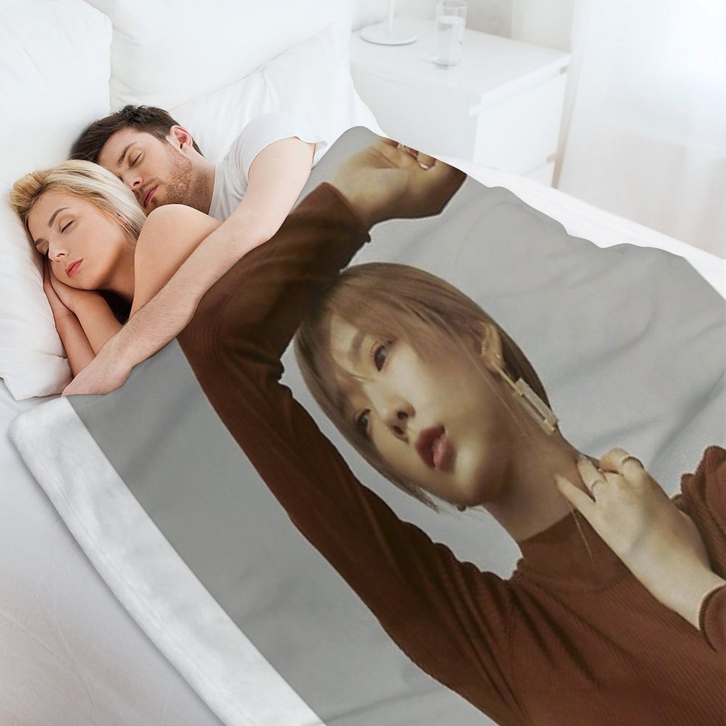 GIRLS GENERATION TAEYEON PURPOSE Velvety-soft Throw Blanket