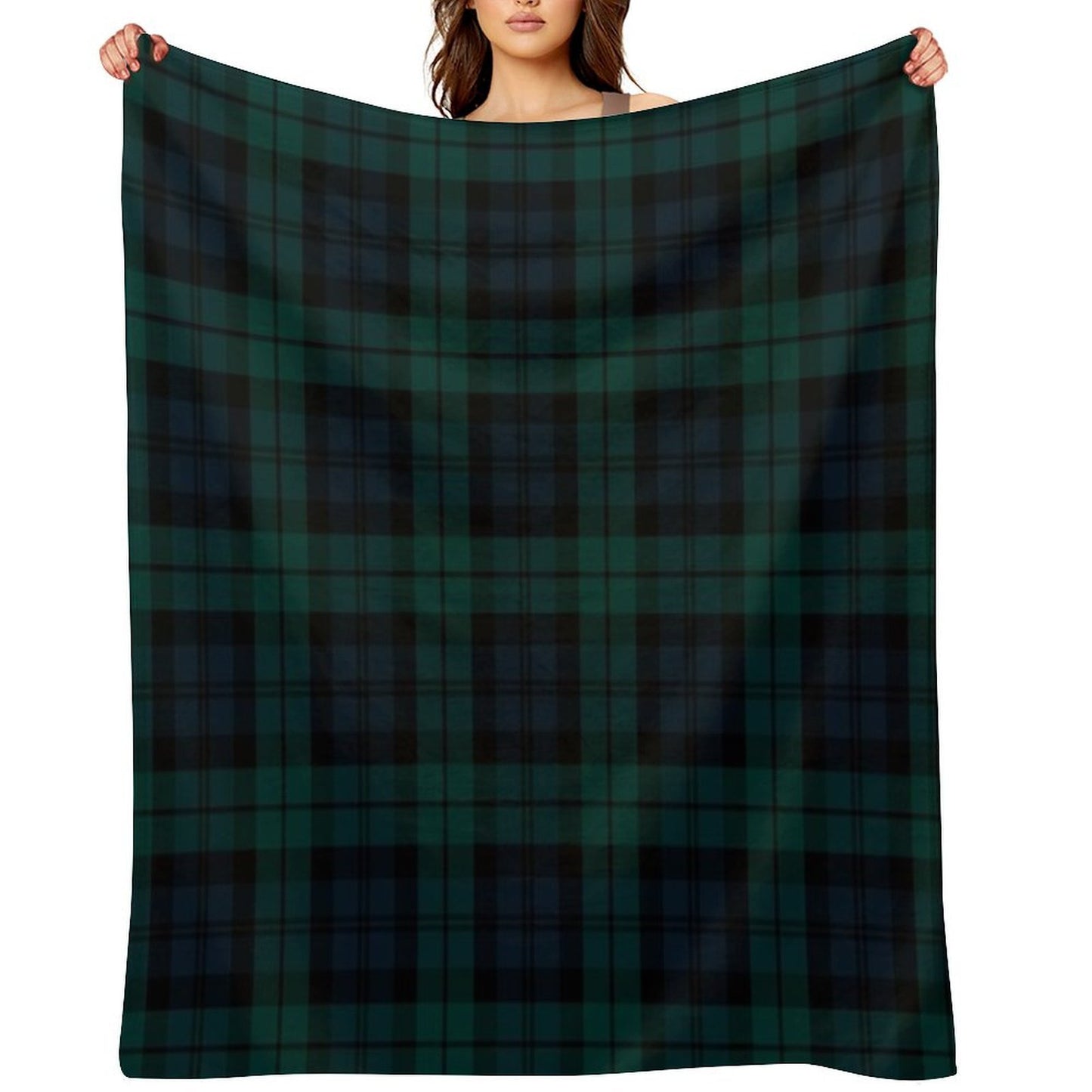 Black Watch Tartan Plaid Pattern Comfort Throw Blanket