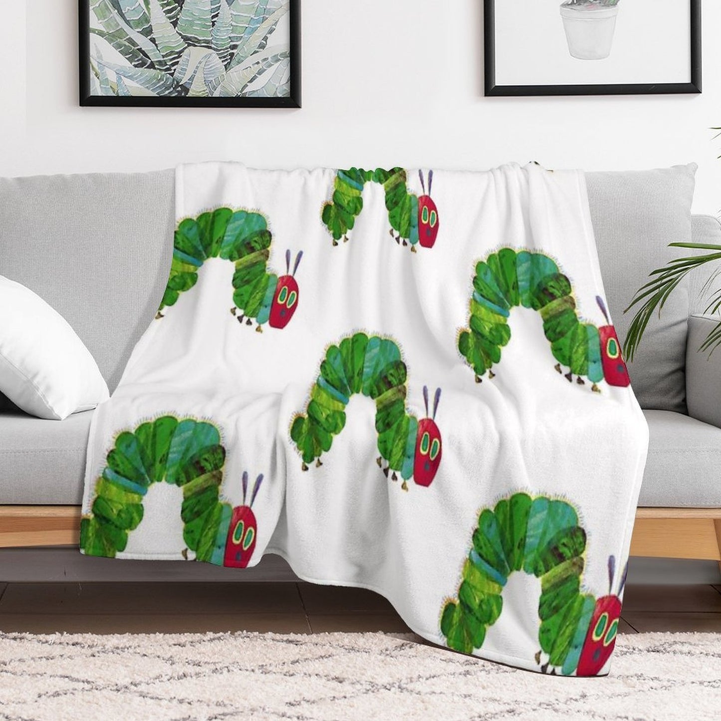 The Very Hungry Caterpillar Machine-washable Throw Blanket