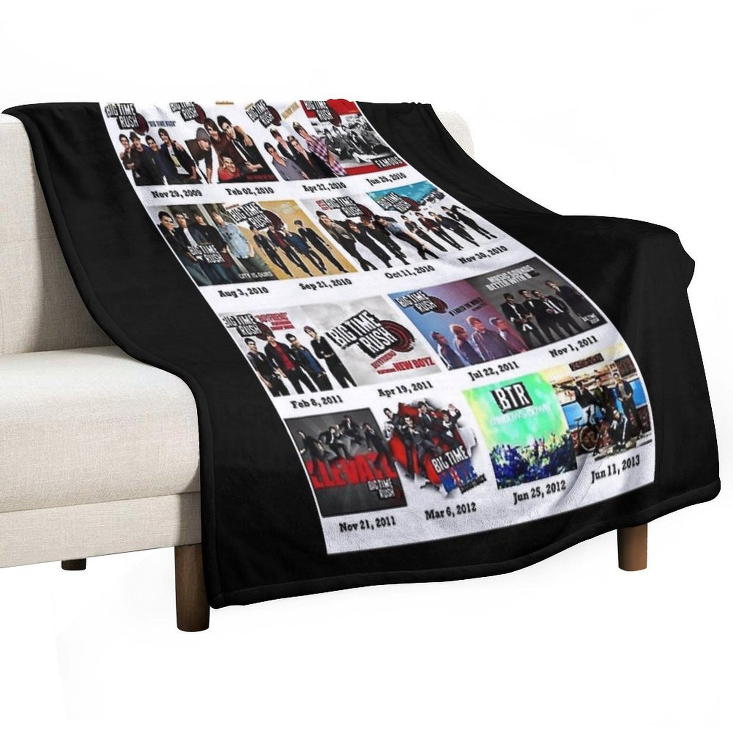 Band Famous Pictures Logo Poster Shrink-resistant Throw Blanket