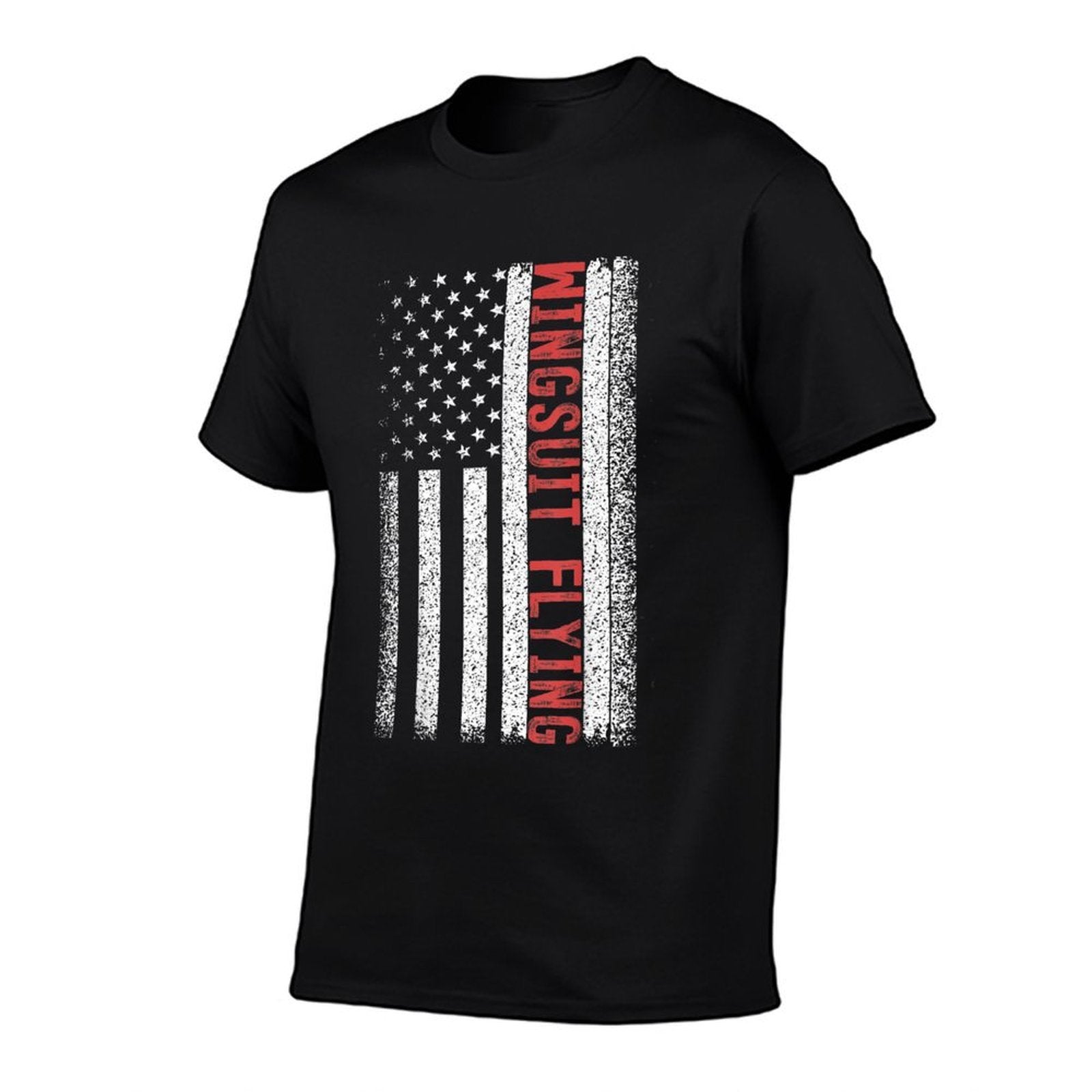 Wingsuit Flying American 4th of July  Polyester Blend T-Shirt