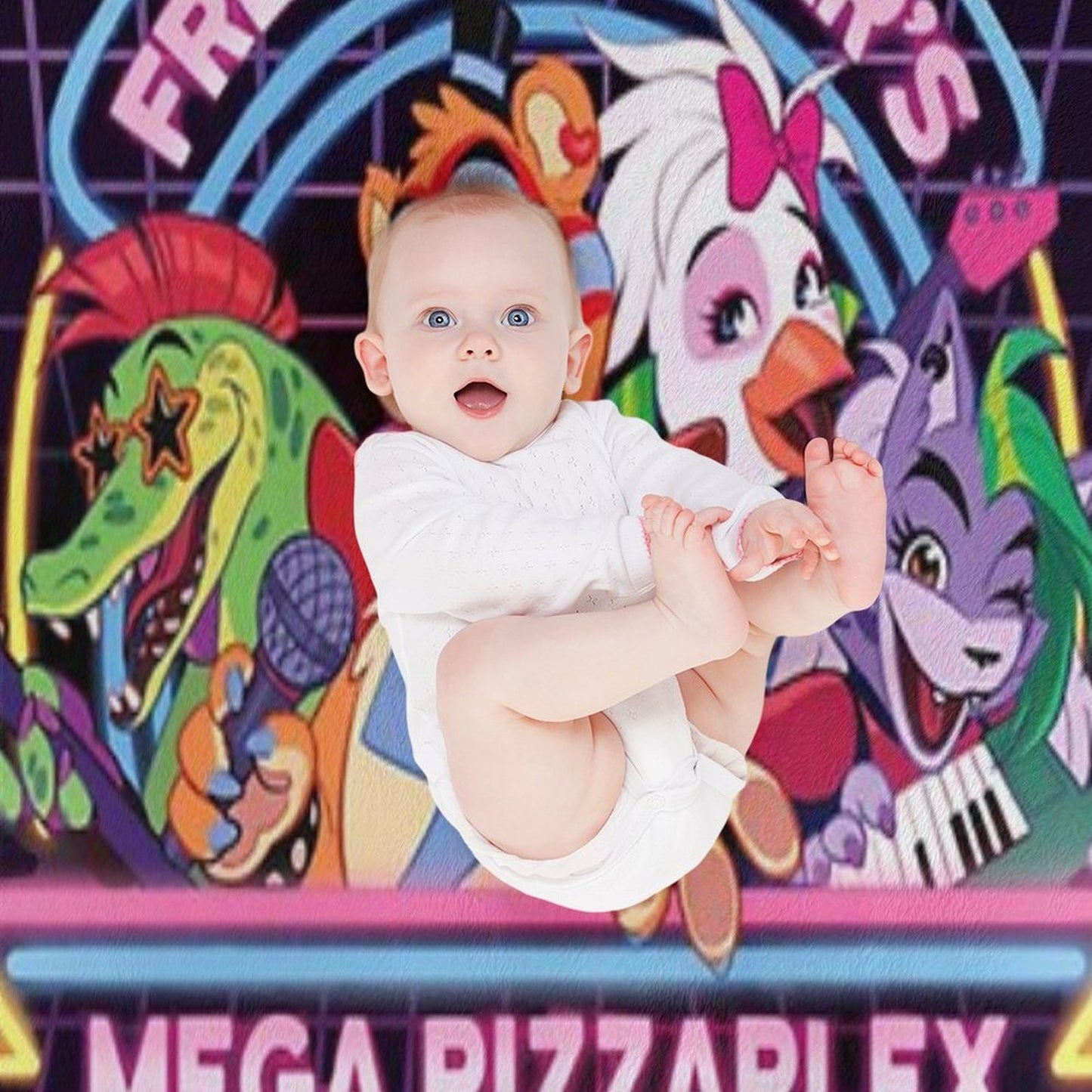 FNAF Security Breach Quick-dry Throw Blanket
