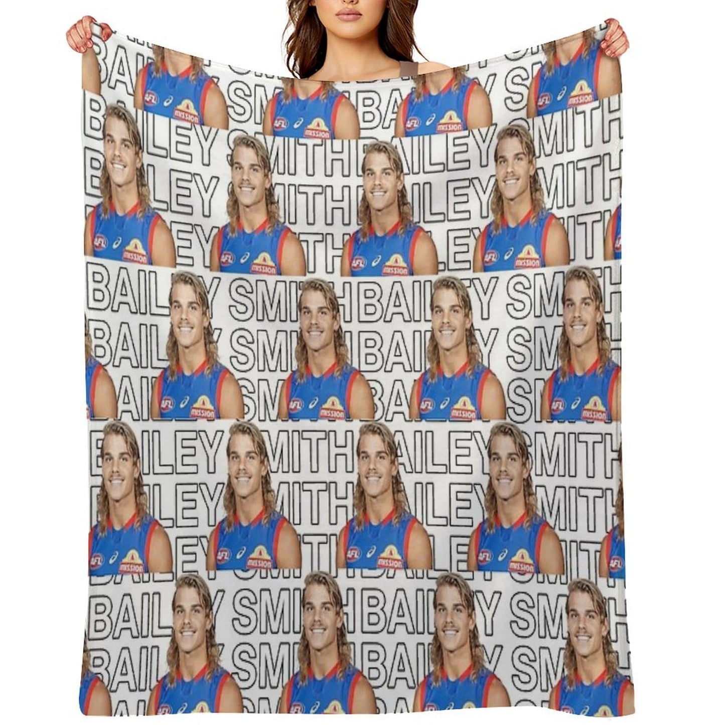 Bailey Smith Easy Care Throw Blanket