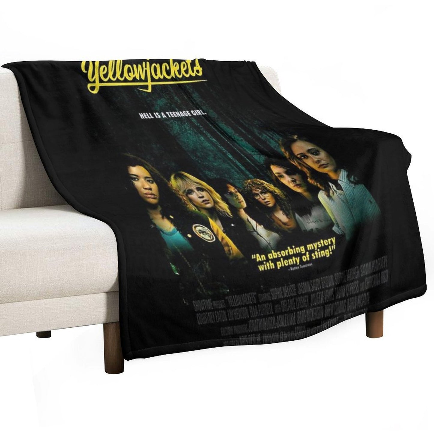 Yellowjackets Drama Series Compact Throw Blanket