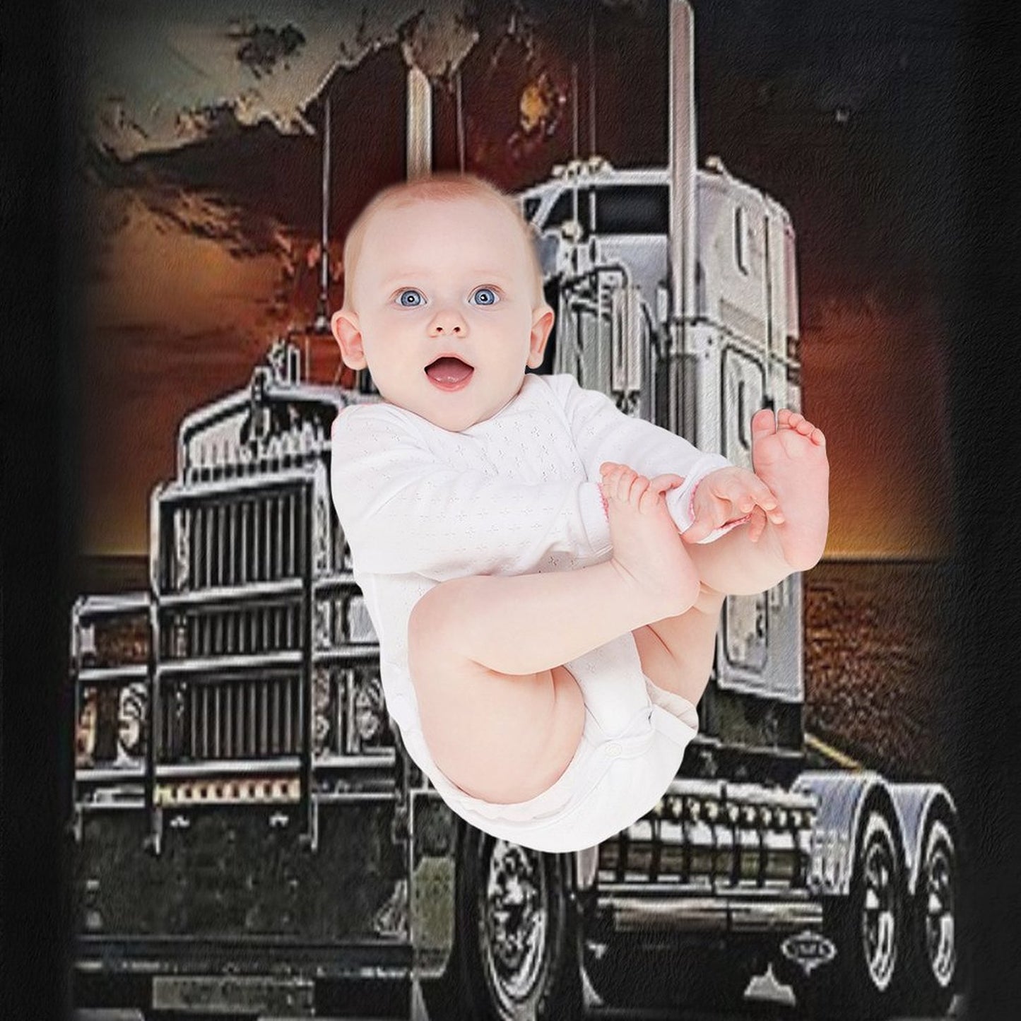 Truck It Ain&Rsquo;T Easy But It&Rsquo;S Fa Kenworth It Gift-ready Throw Blanket