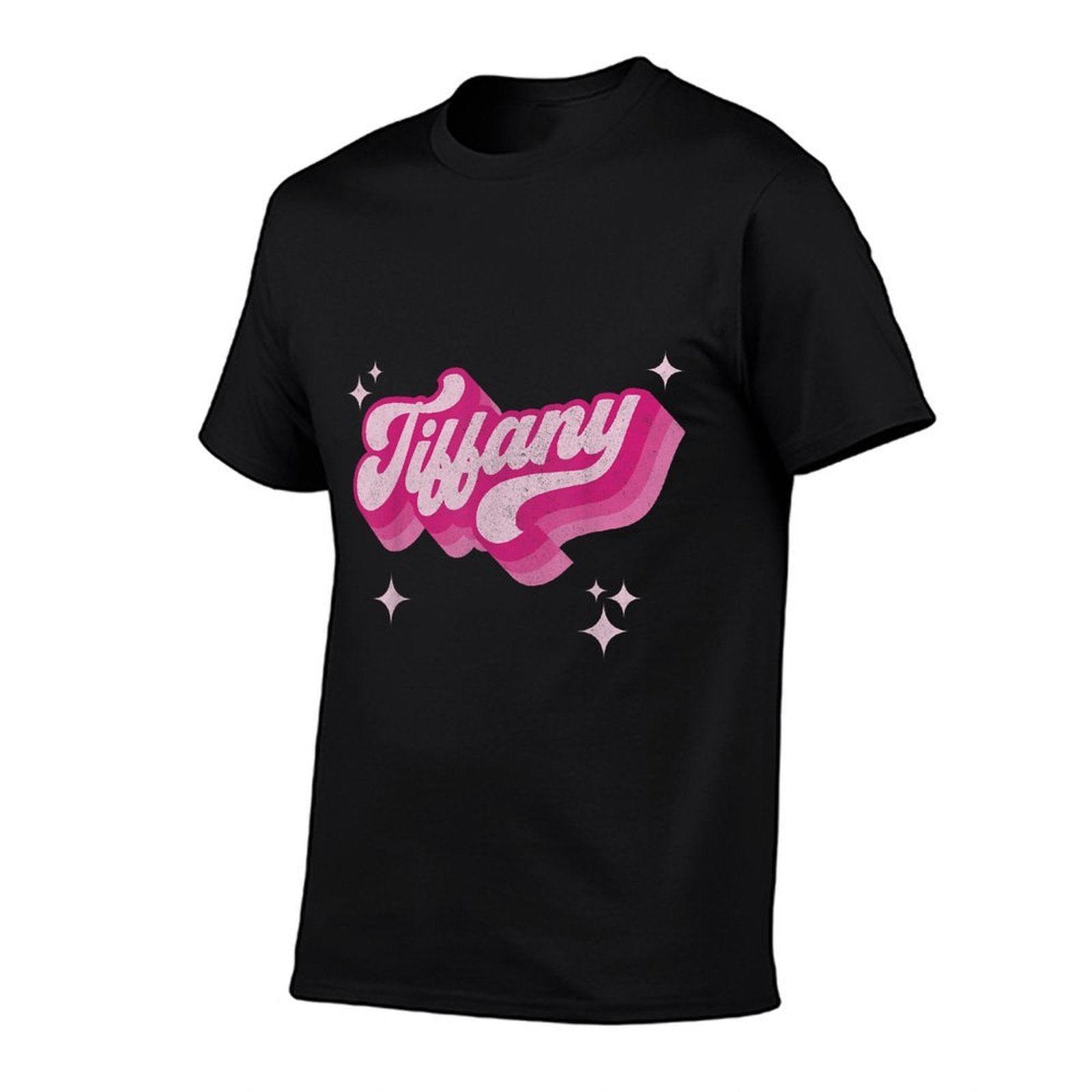 Tiffany First Name Girl Vintage Style 70s Personalized Retro  Stretchy T-Shirt