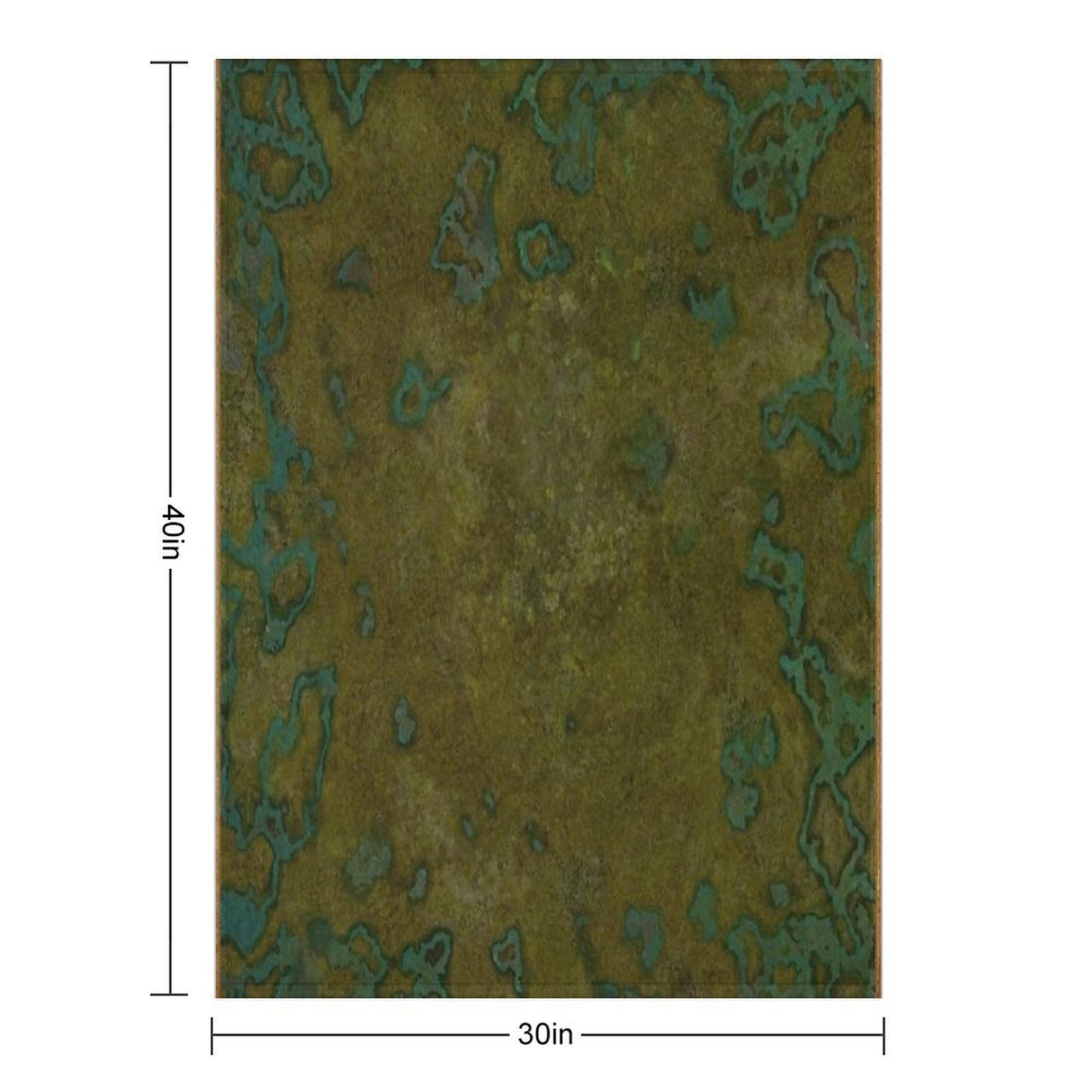 Highland Swamp 001 Battle Map for Tabletop Gaming Miniatures RPG Quick-dry Throw Blanket