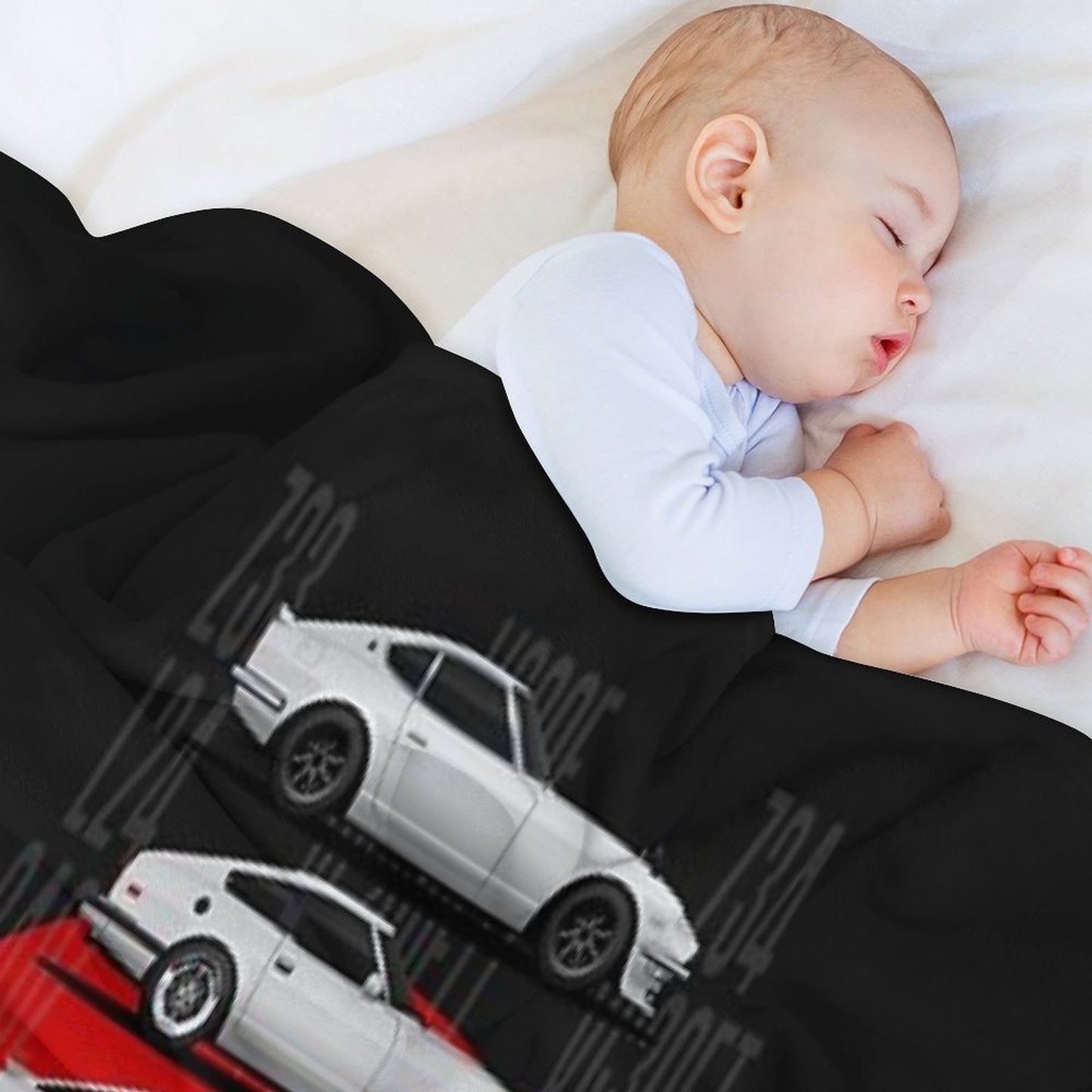Z Generations (White) Plush Throw Blanket