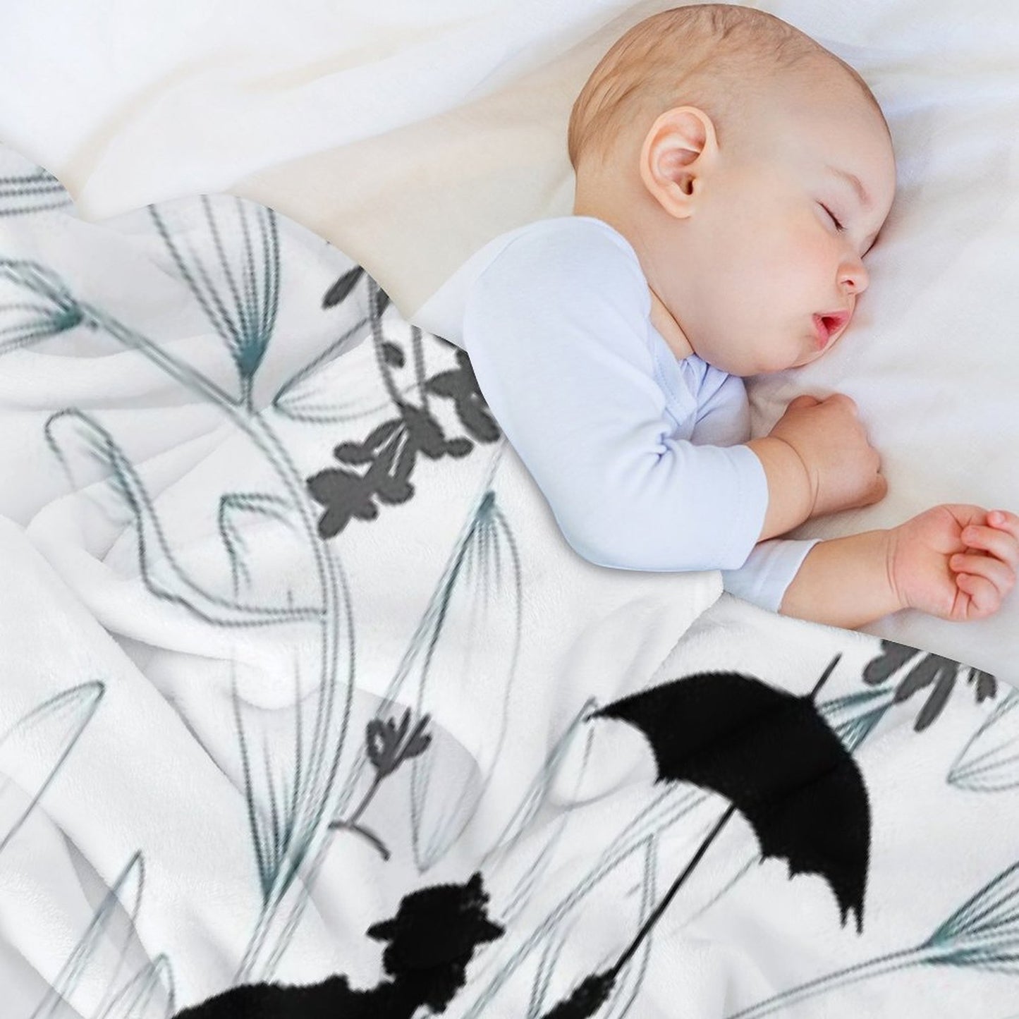 Mary Poppins Shrink-resistant Throw Blanket