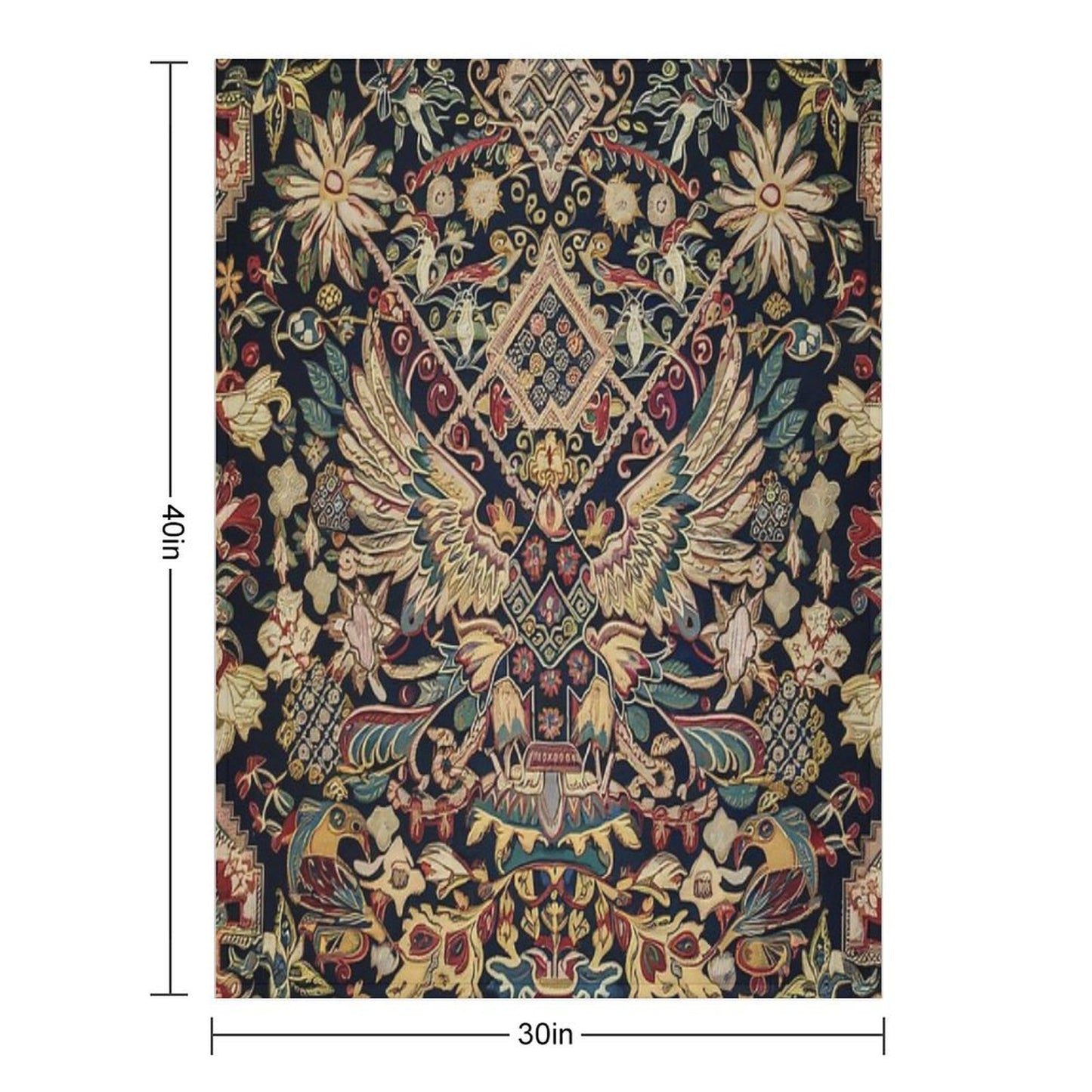 Weird Pattern Travel-friendly Throw Blanket