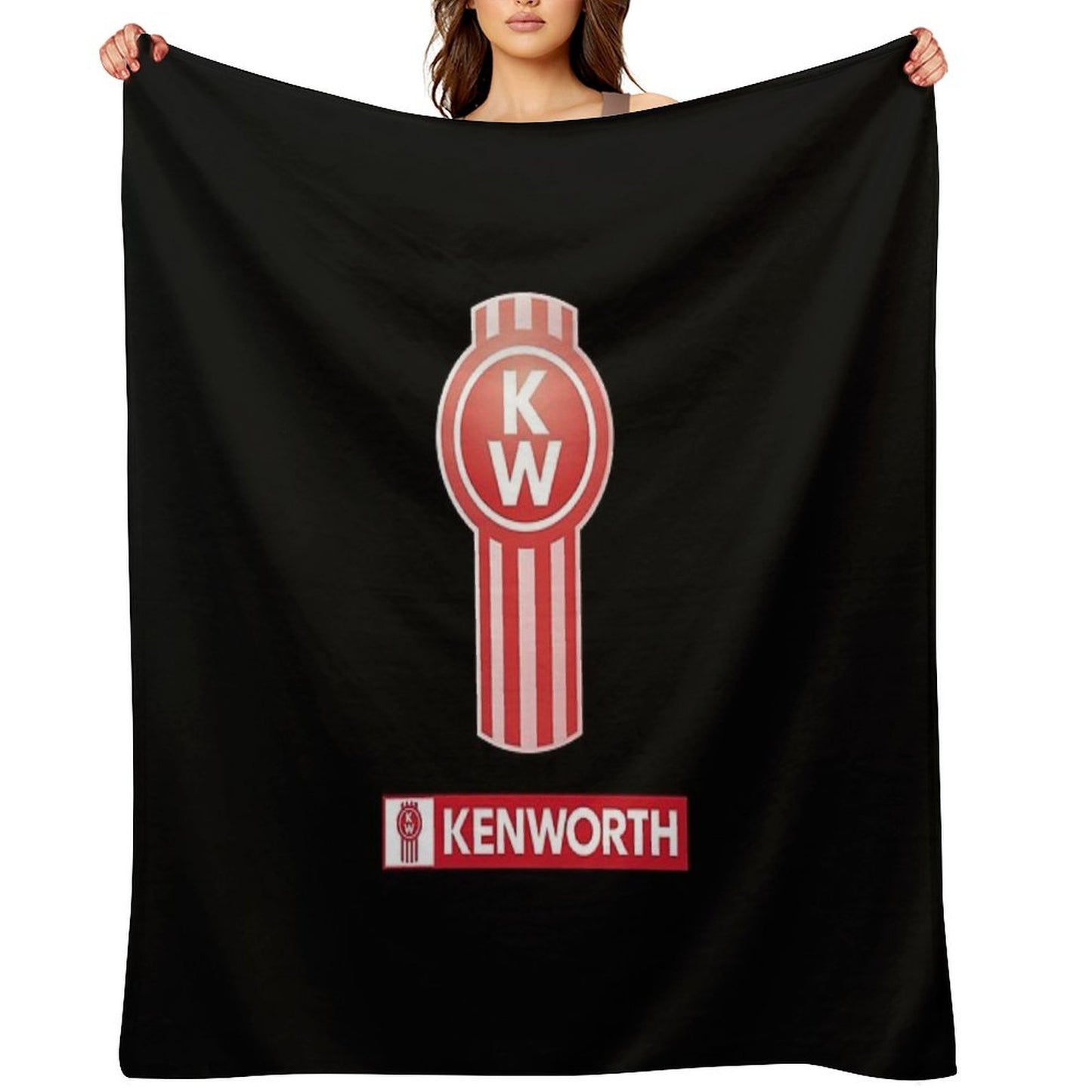 Kenworth Logo Truck Australian Comfort Throw Blanket