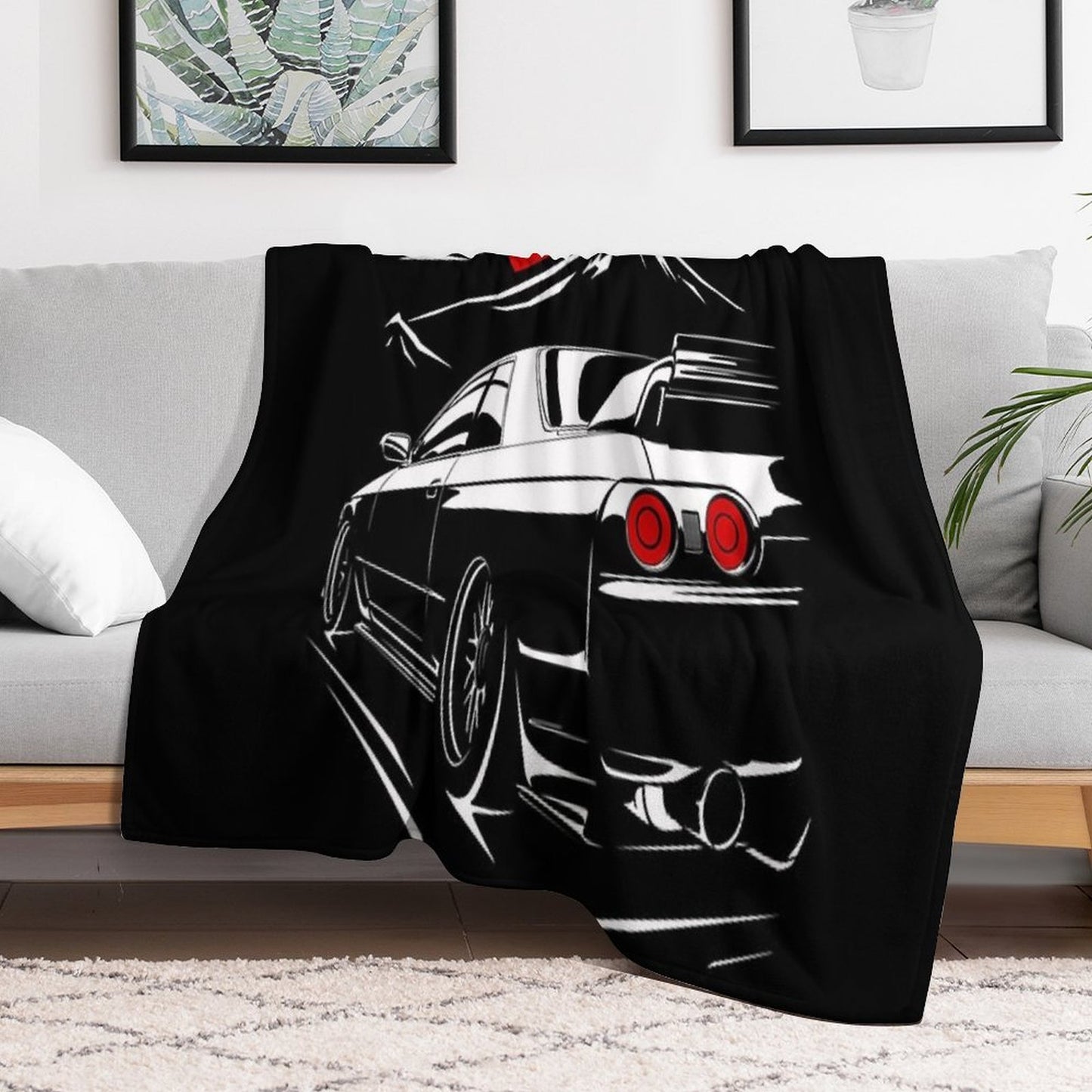 Nissan Skyline GTR 32 Haruna Shrink-resistant Throw Blanket