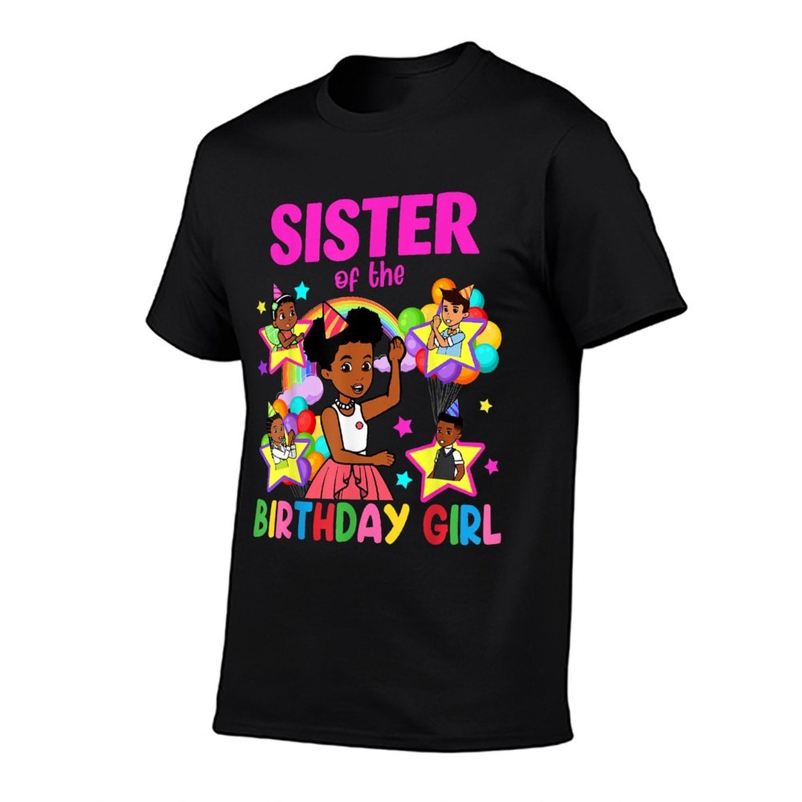 Sister Of Birthday Girl Gracie Birthday Dolls Girl Party  Stretchy T-Shirt