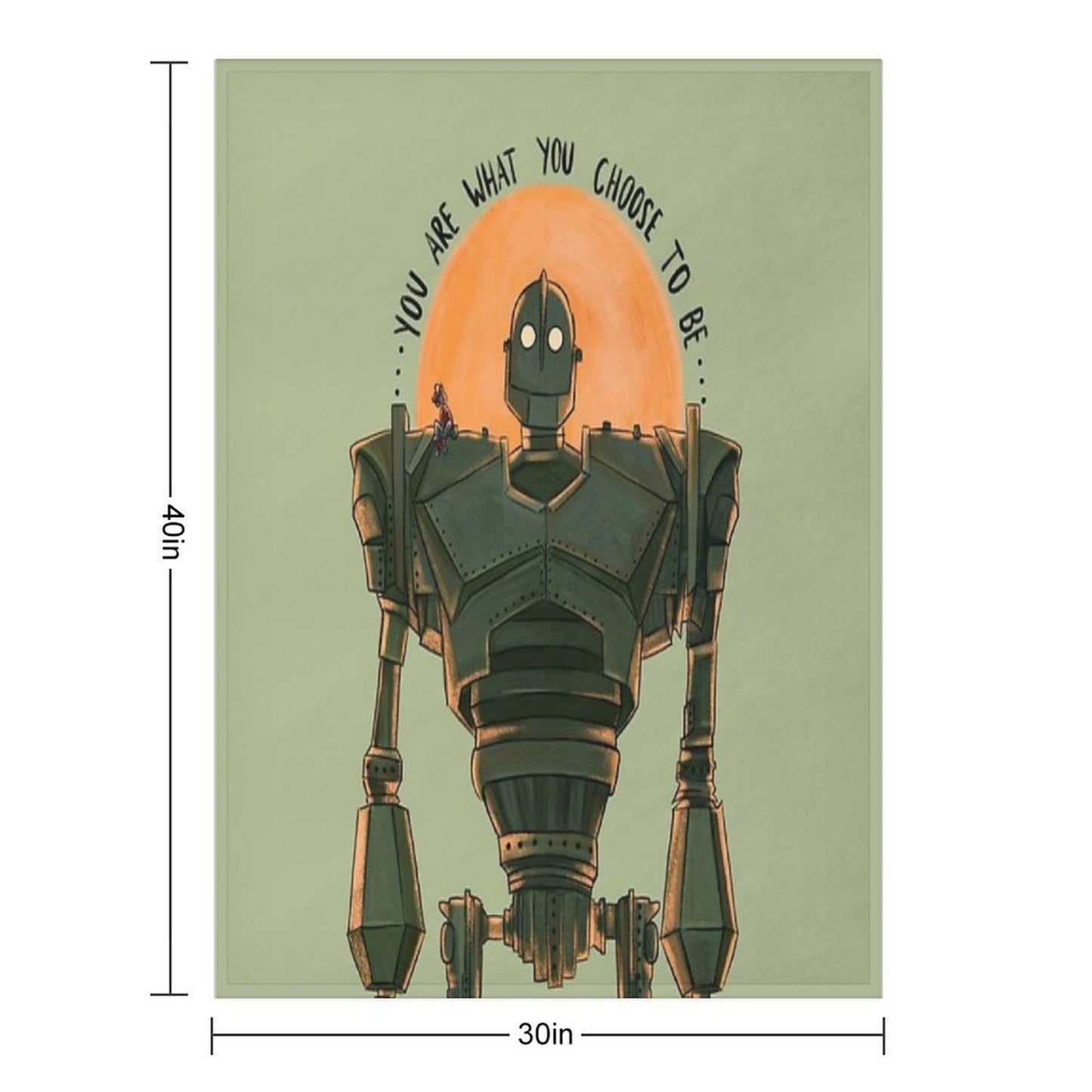 You Are What You Choose To Be Machine-washable Throw Blanket