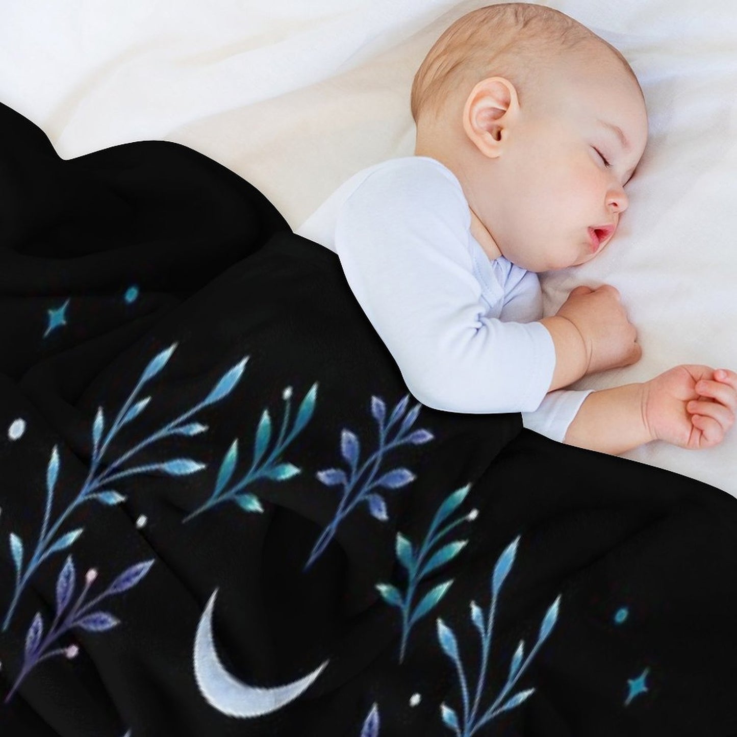 Moonlit Garden Compact Throw Blanket