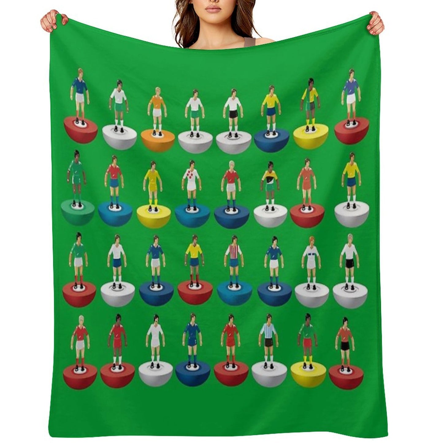 World Subbuteo Players Velvety-soft Throw Blanket