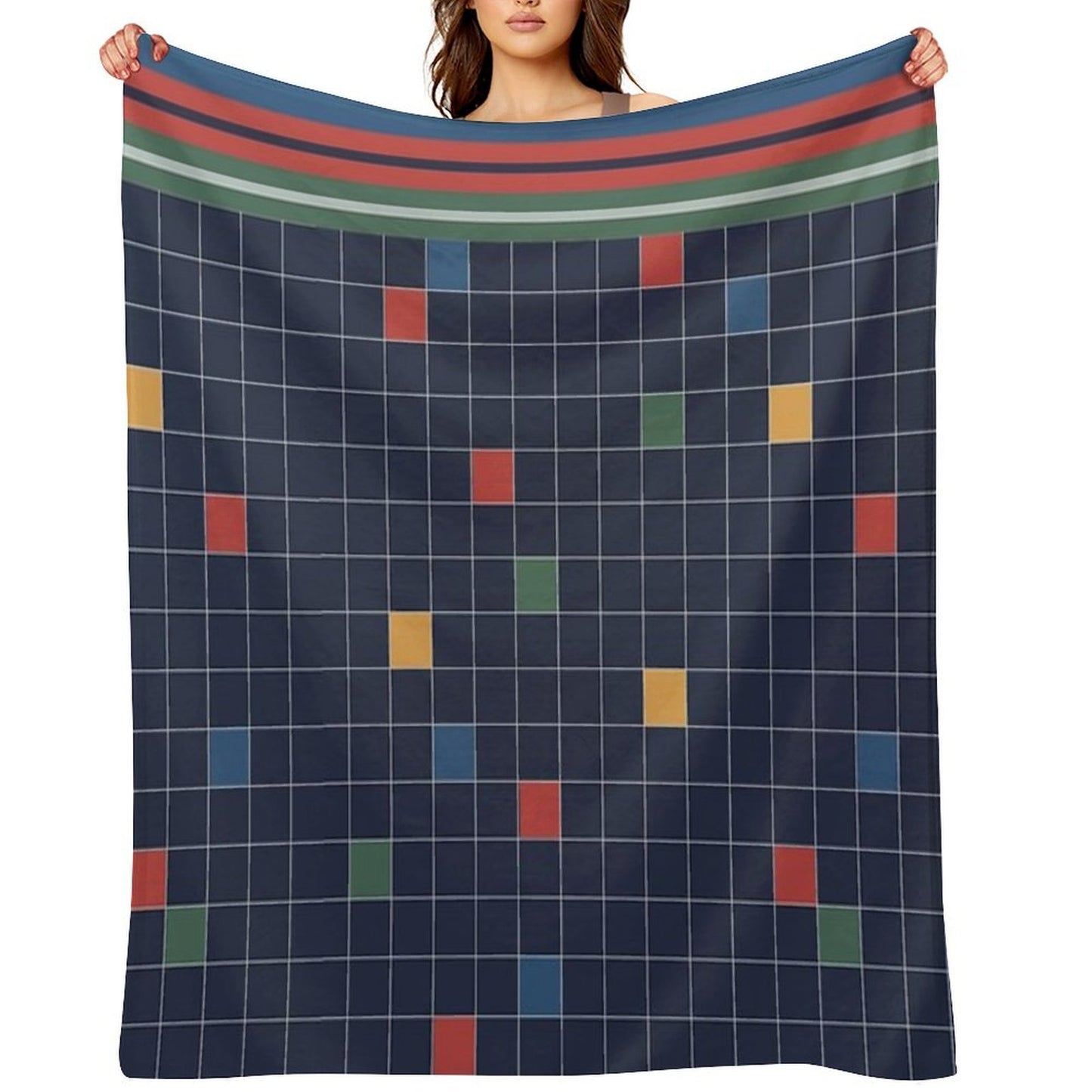Classic 80s-Style Bedding Versatility Throw Blanket
