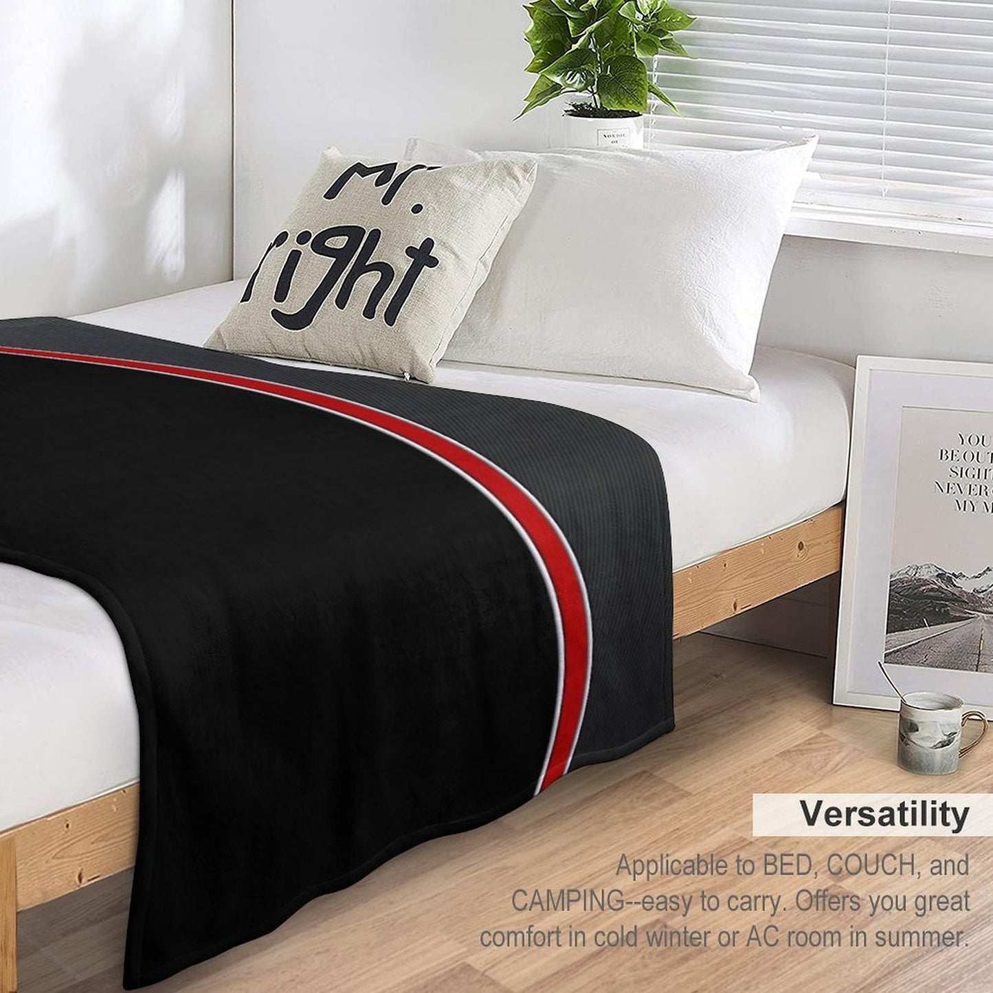 N7 Mass Effect Emblem! Plush Throw Blanket