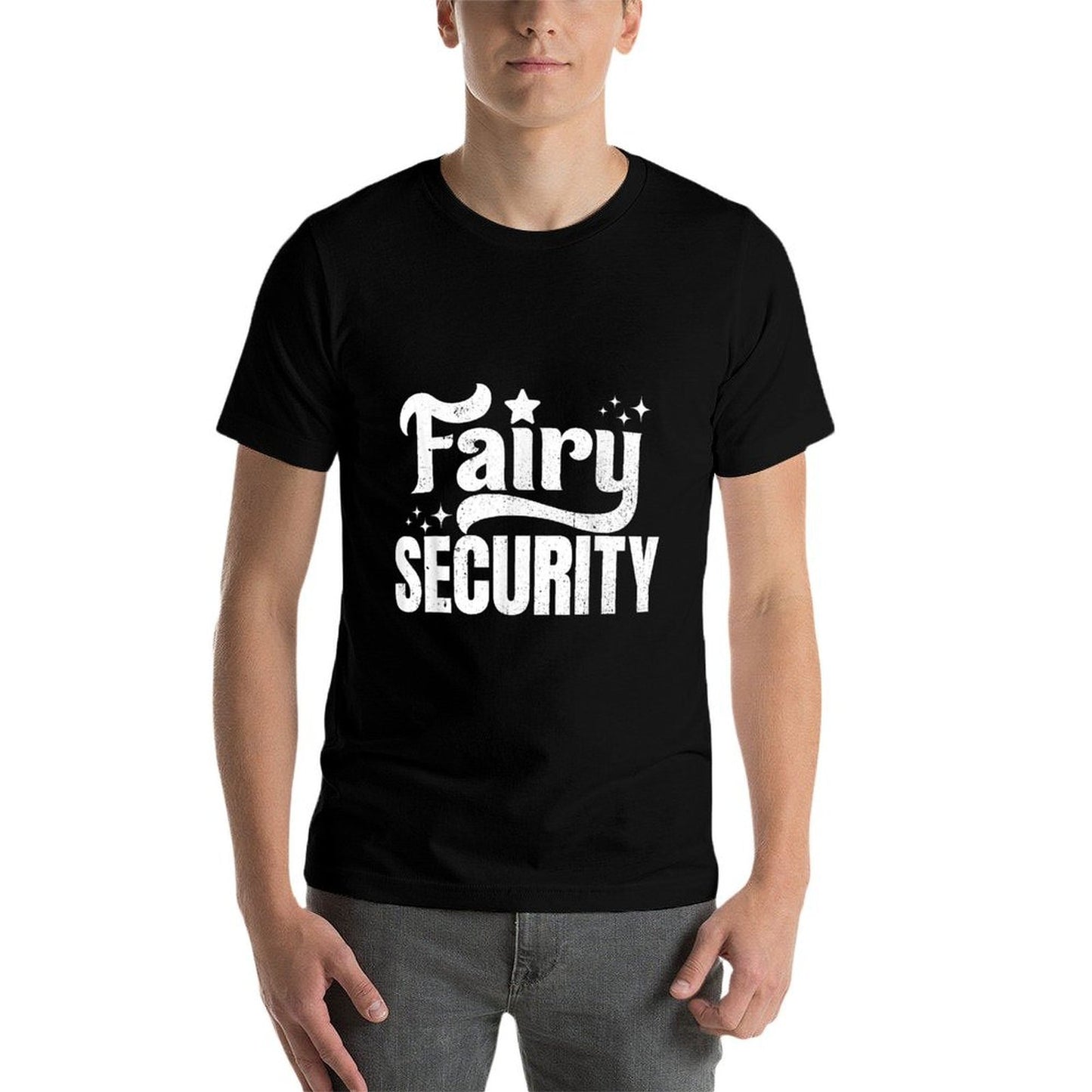 Fairy Security Protection Squad Birthday Family Men Brother Relaxed-fit T-Shirt