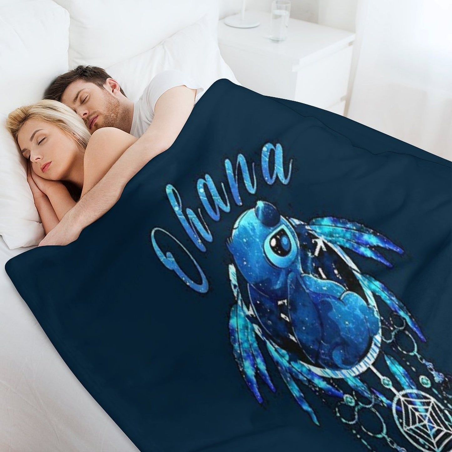 Stitch Ohana Stitch Ohana Means Family Poster All-season Throw Blanket