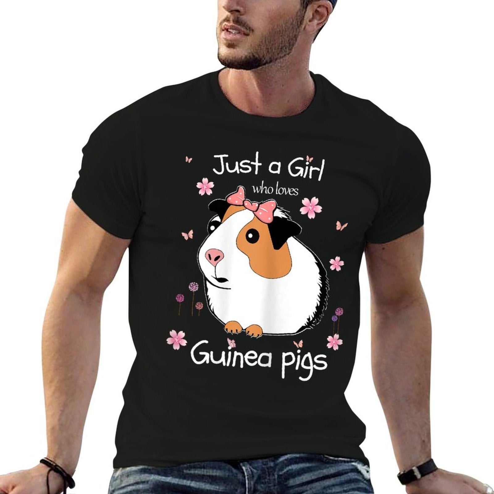 Just A Girl Who Loves Guinea Pigs - Cute Pets Lover Gift  Durable T-Shirt