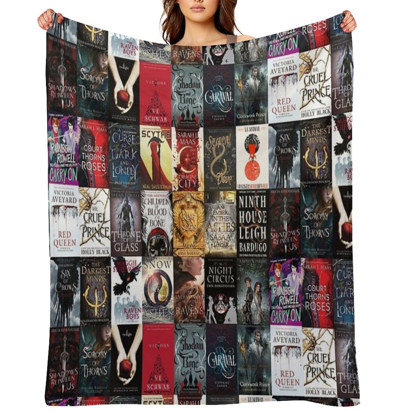 YA Young Adult Fantasy Books Blanket Custom Version 2 Multi-functional Throw Blanket