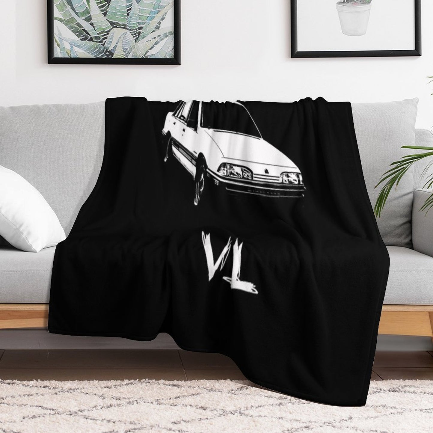 Vl Commodore Velvety-soft Throw Blanket
