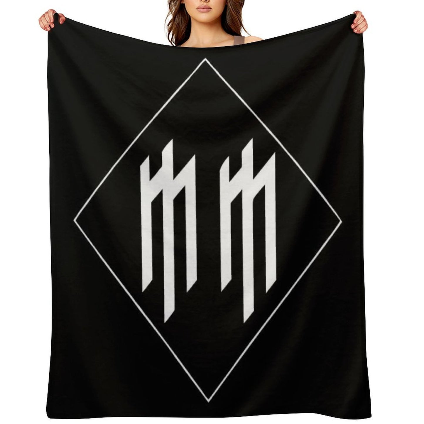MM Logo Anti-pilling Throw Blanket
