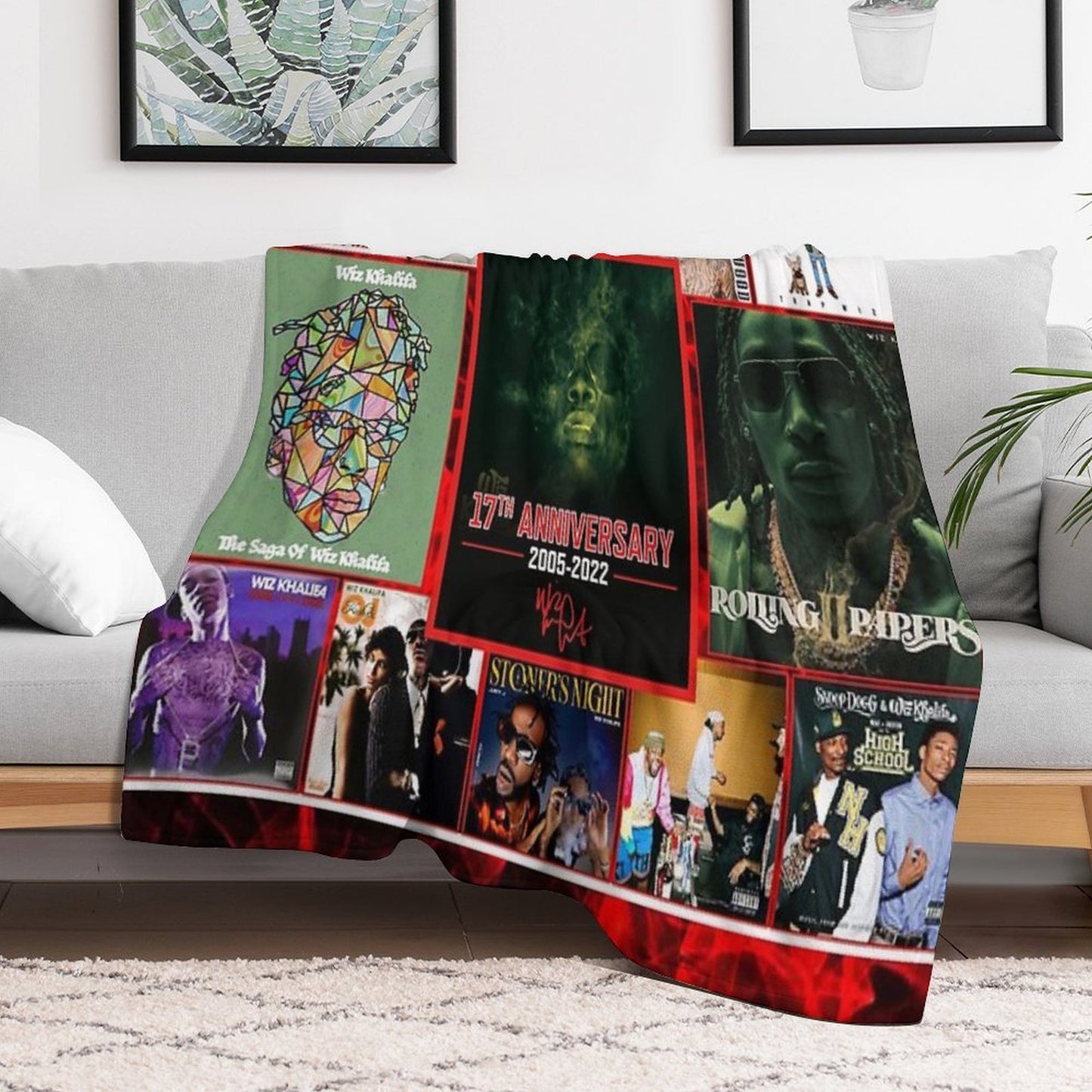 Greatest Albums 17th Anniversary 2005-2022 Plush Throw Blanket