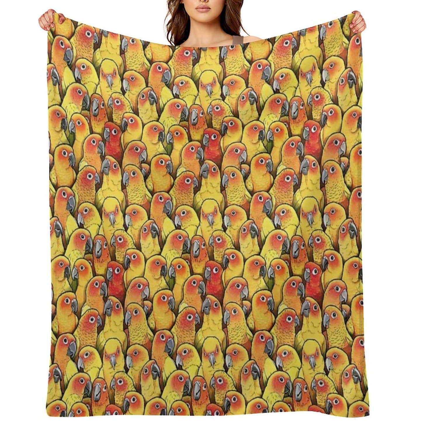 Sun Conures Multi-functional Throw Blanket
